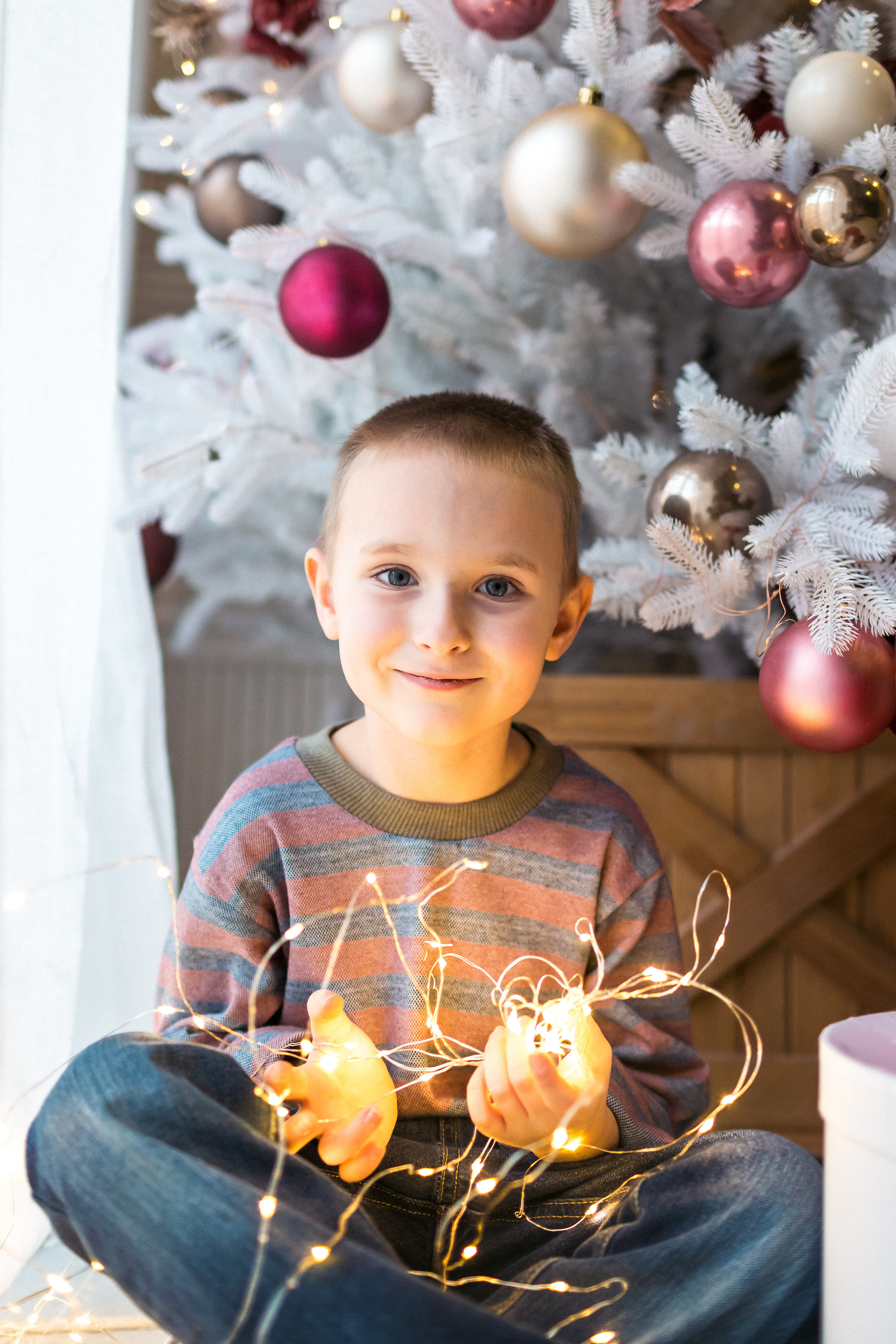 Новогодняя фотосессия в студии. Ирина Носова - семейный и детский фотограф