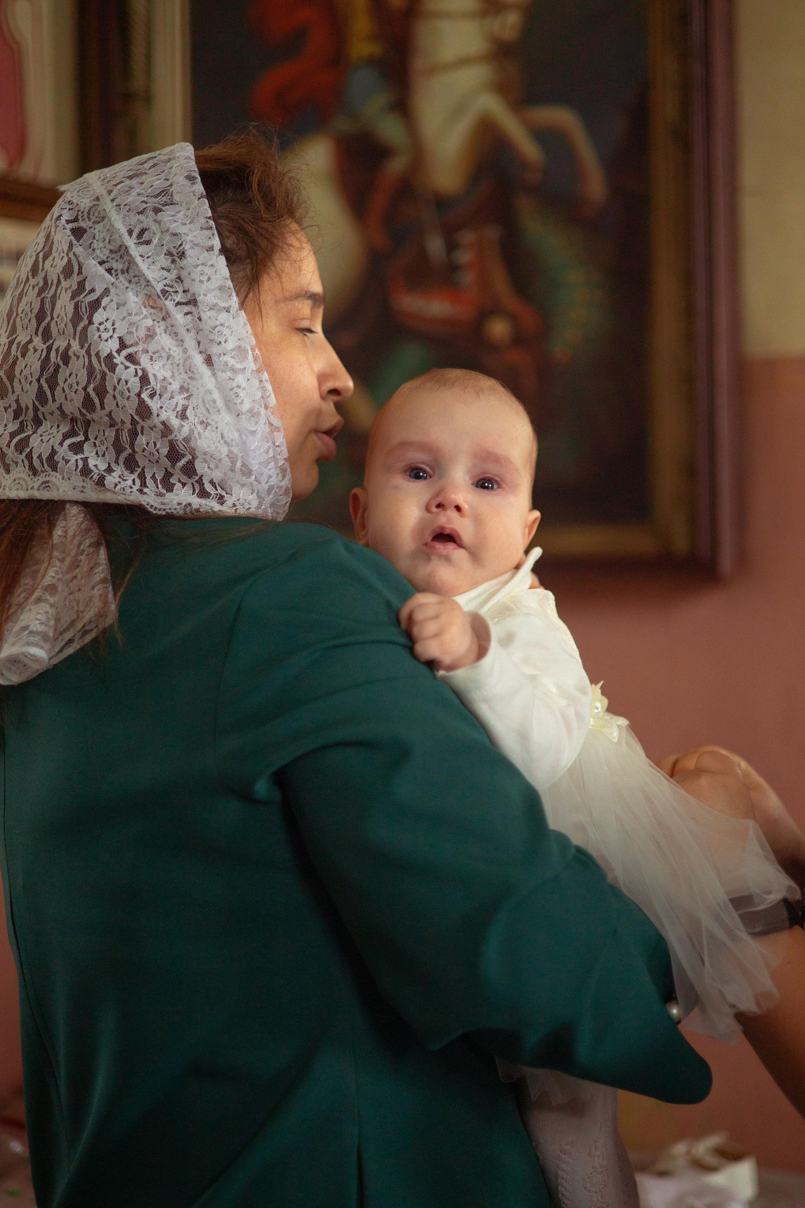 Таинство крещения Дарьи. Семейный и детский фотограф в Михайловке Татьяна Лестьева