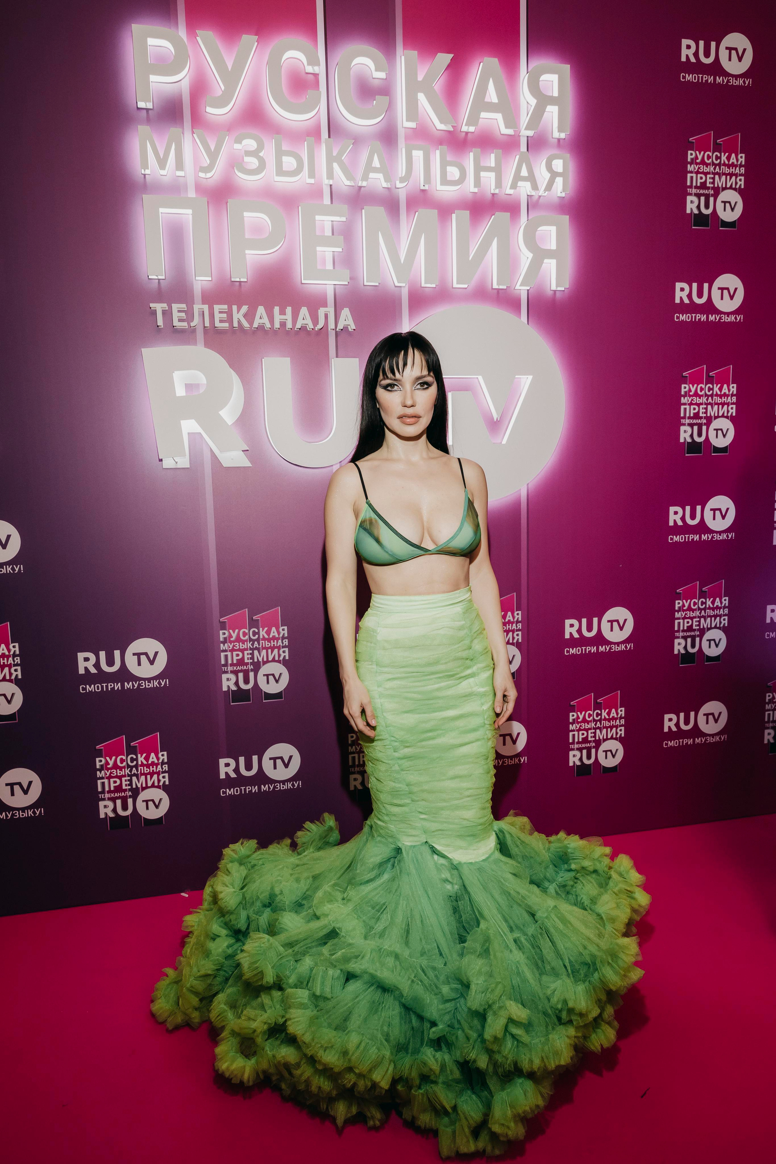 Ольга Серябкина на Русской Музыкальной Премии телеканала RU.TV