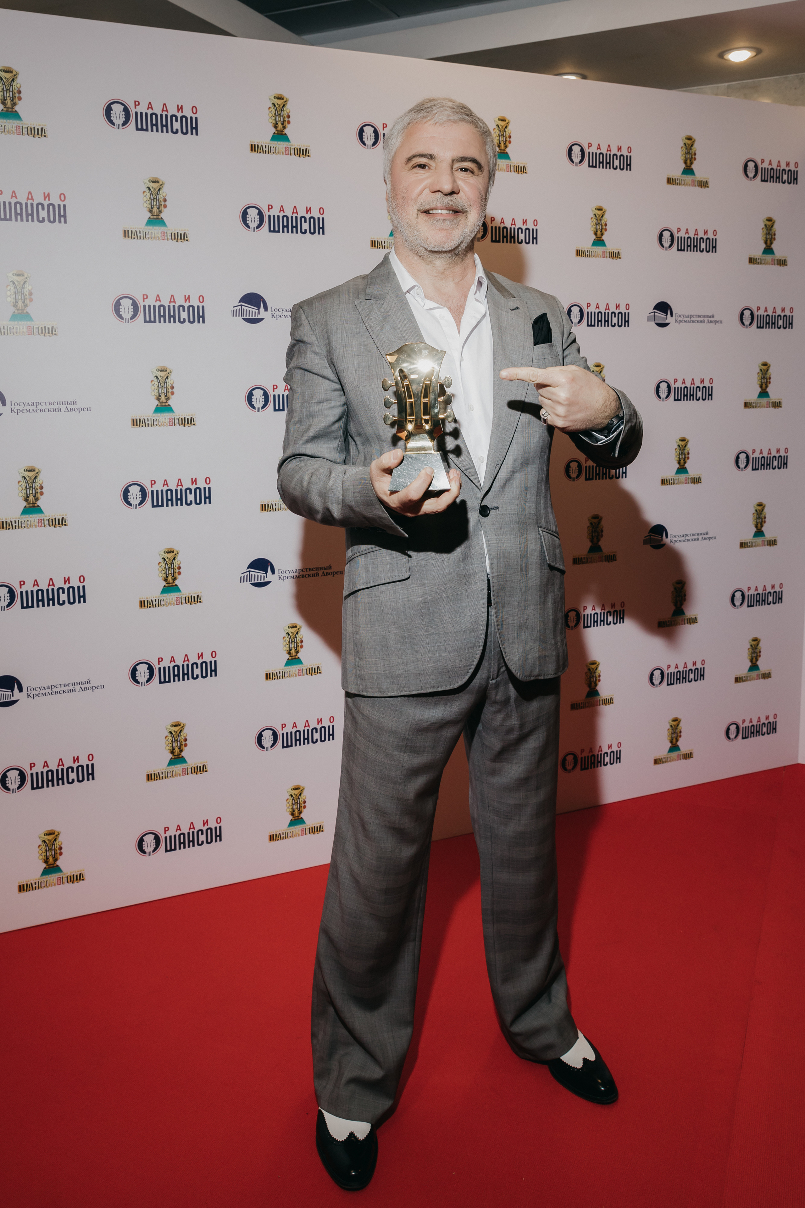 Сосо Павлиашвили на Ежегодной Музыкальной Премии Шансон Года в Кремле 