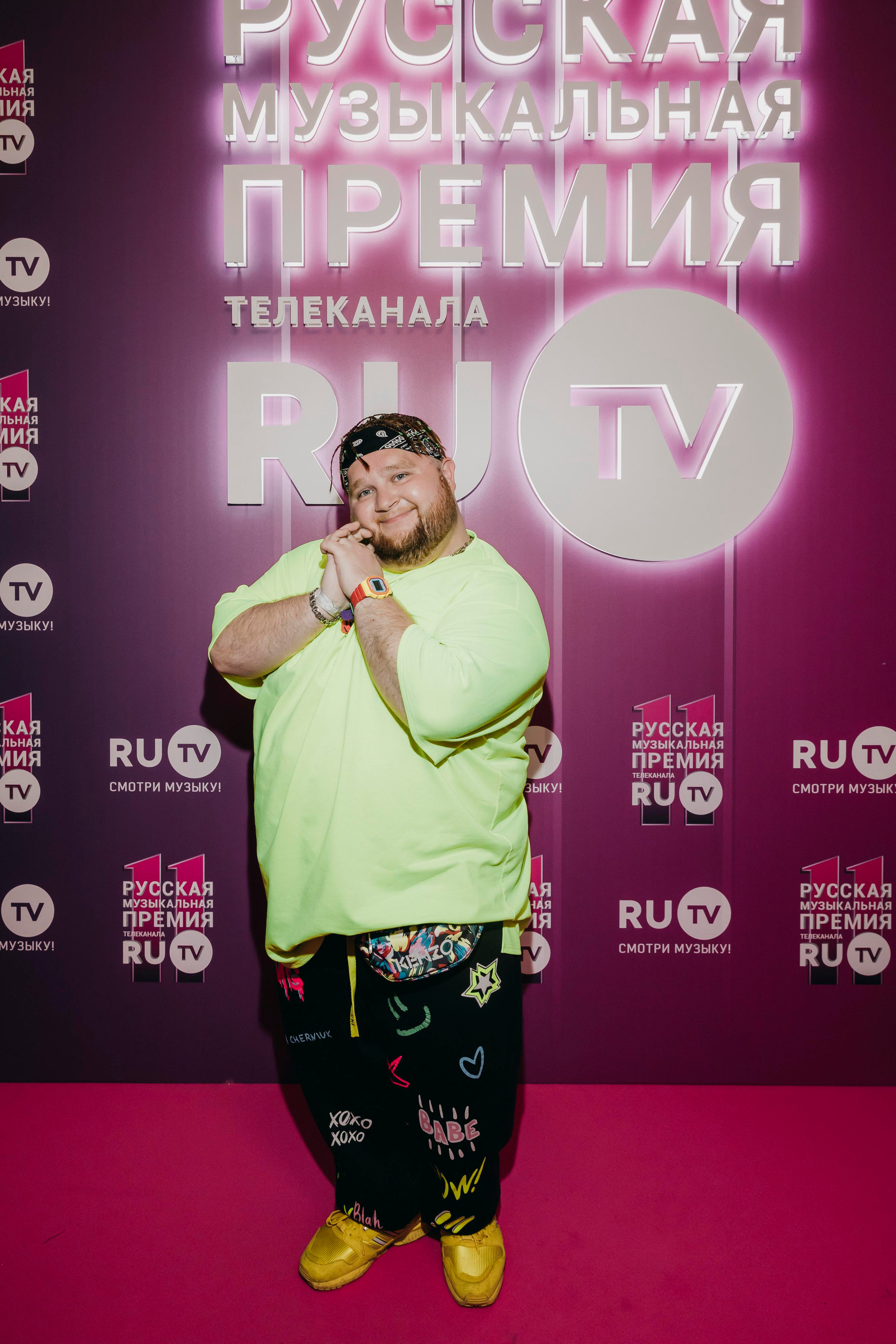 Дмитрий Красилов на Русской Музыкальной Премии телеканала RU.TV