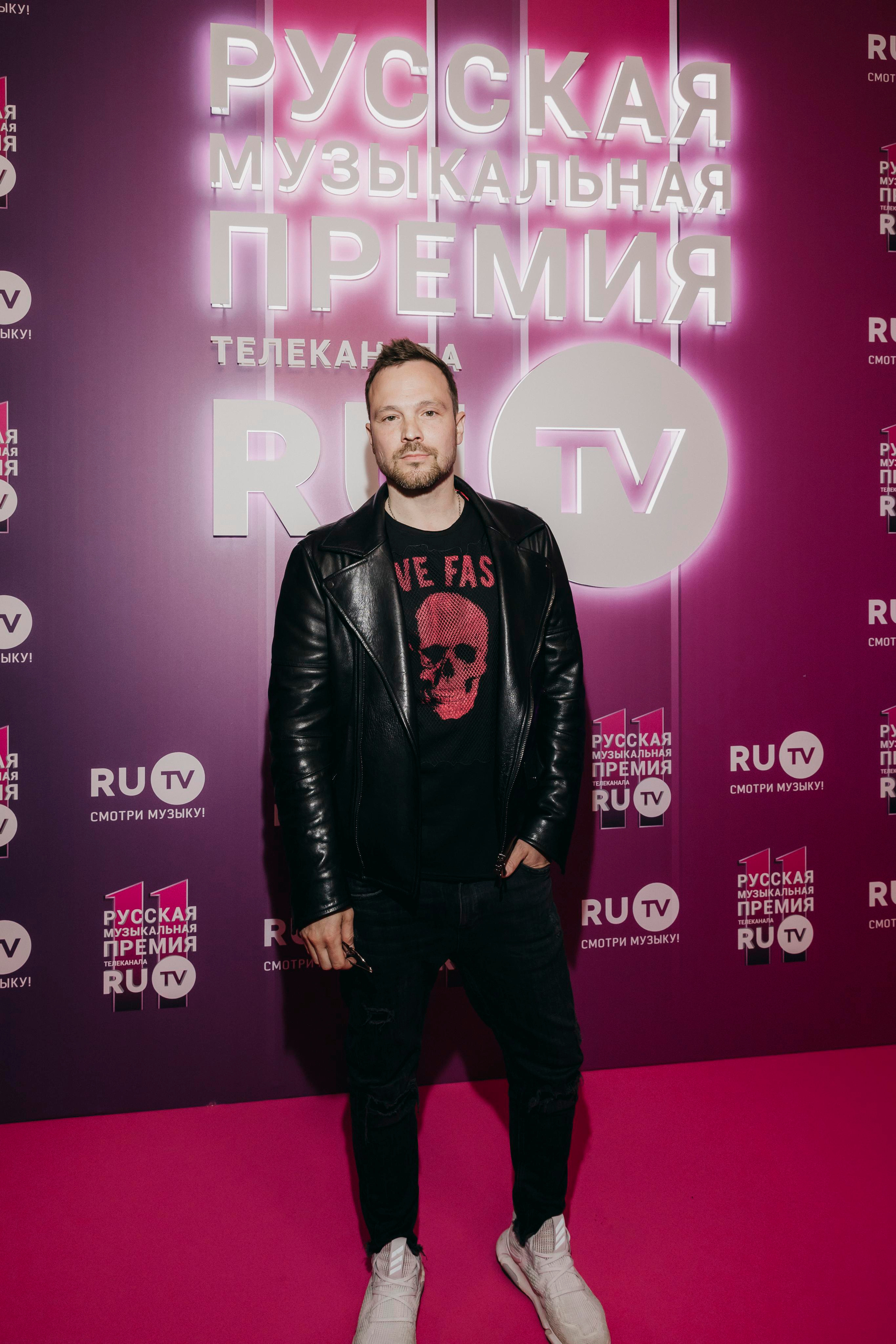 Алексей Чадов на Русской Музыкальной Премии телеканала RU.TV