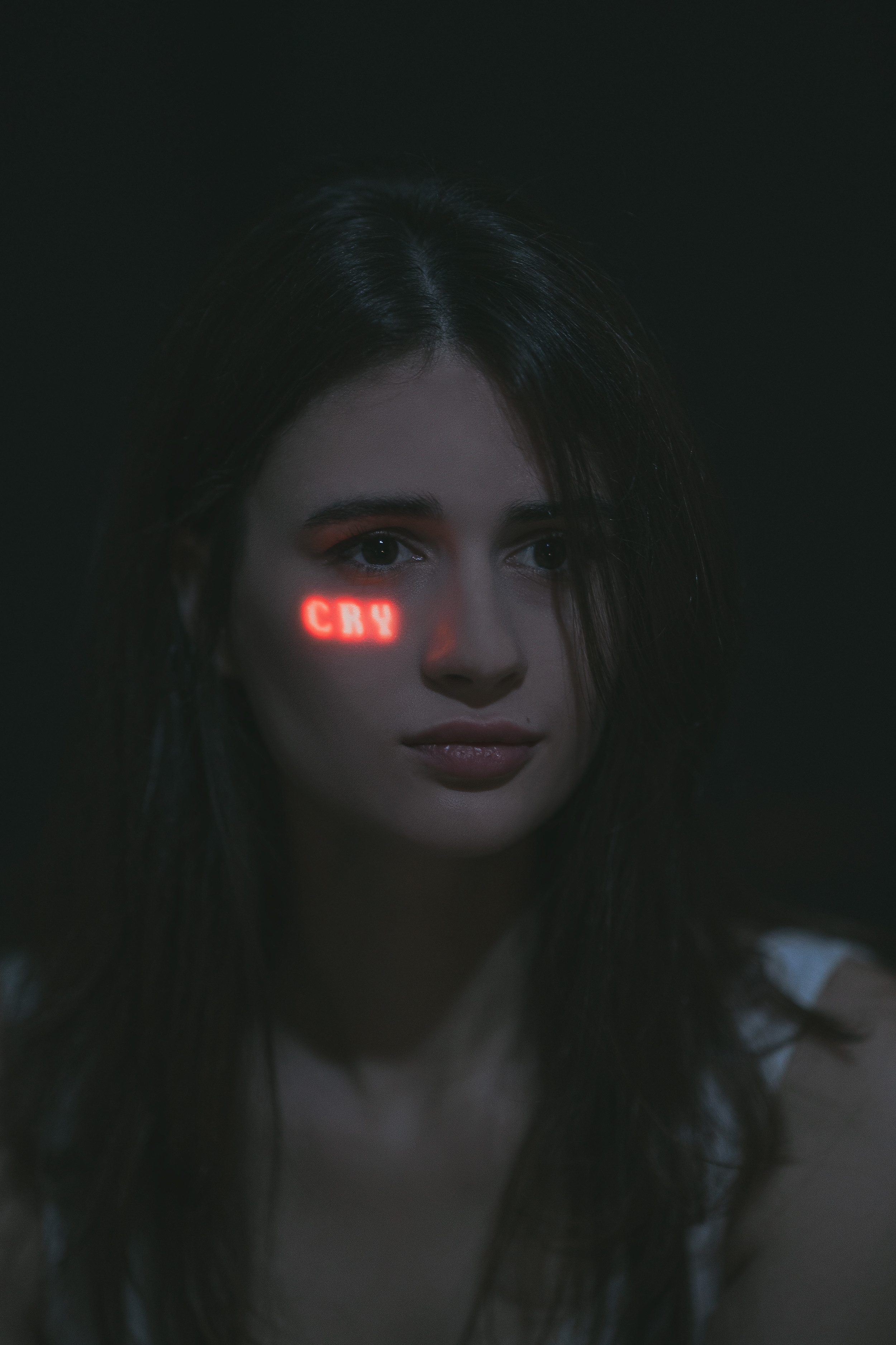 Фотосессия с проектором