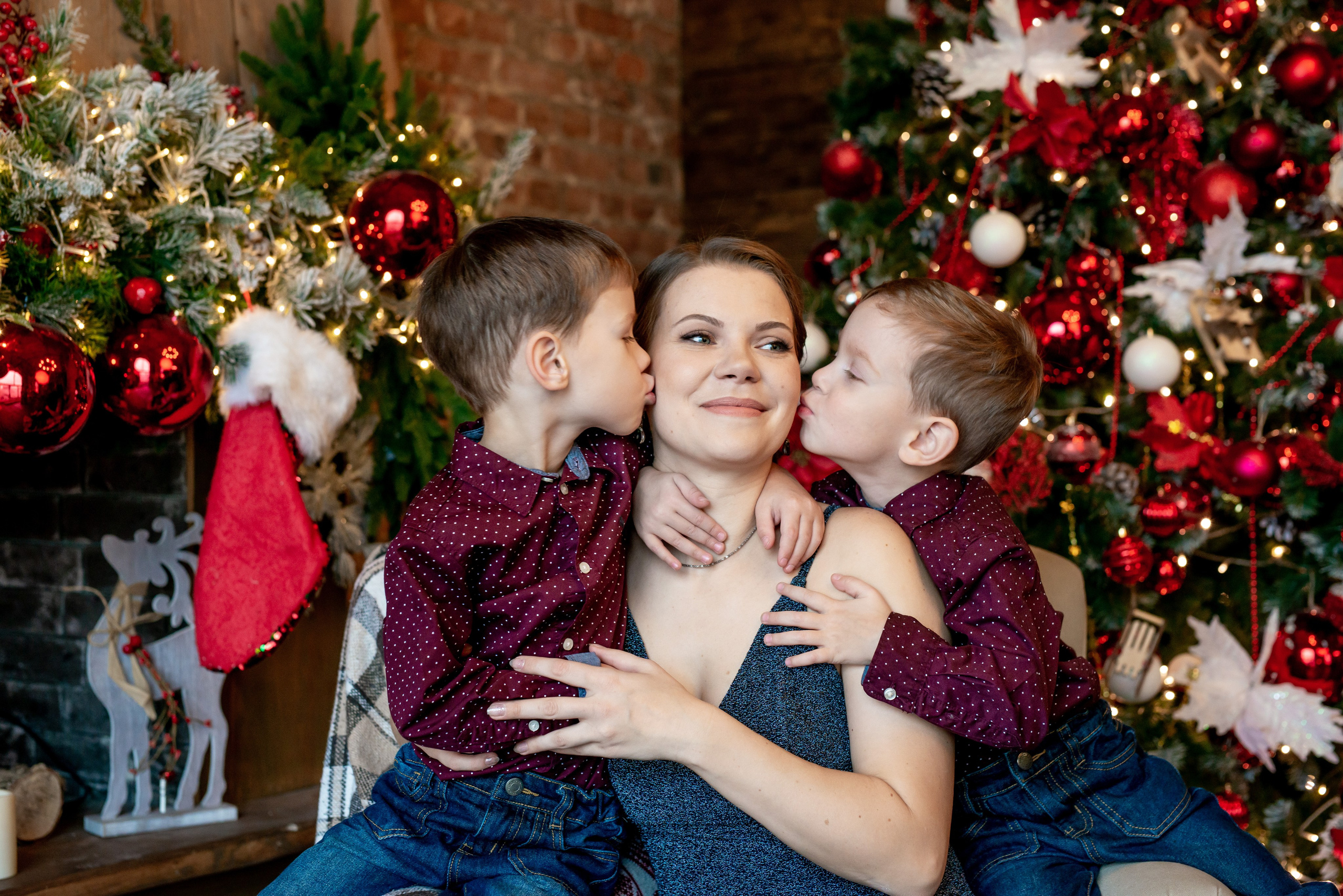 Новогодняя классика. Портретный, семейный и свадебный фотограф в Санкт-Петербурге и в Пушкине Ширяев Денис