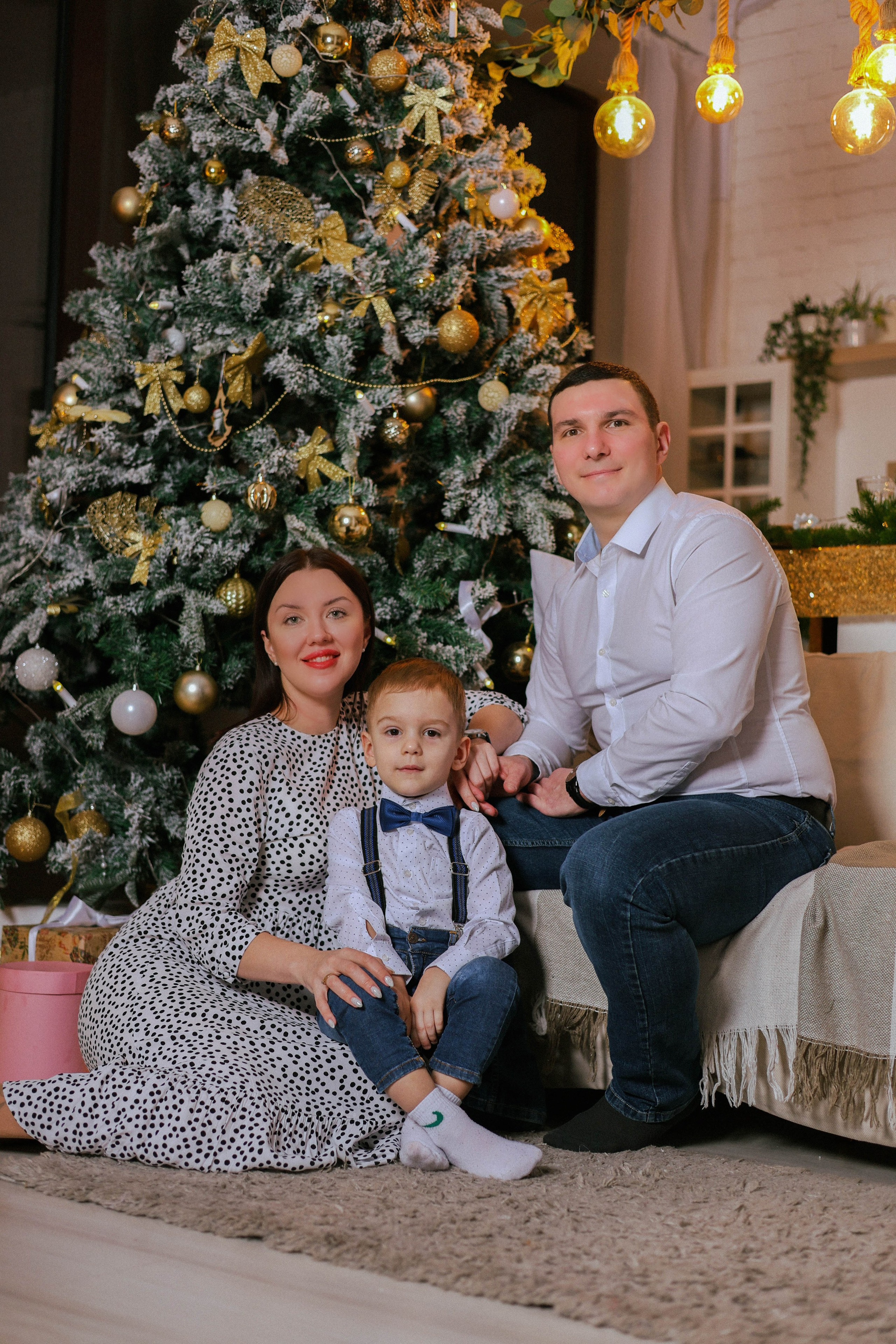 Новогодняя история «Мария и ее семья». Фотограф в Москве Анастасия Калинина