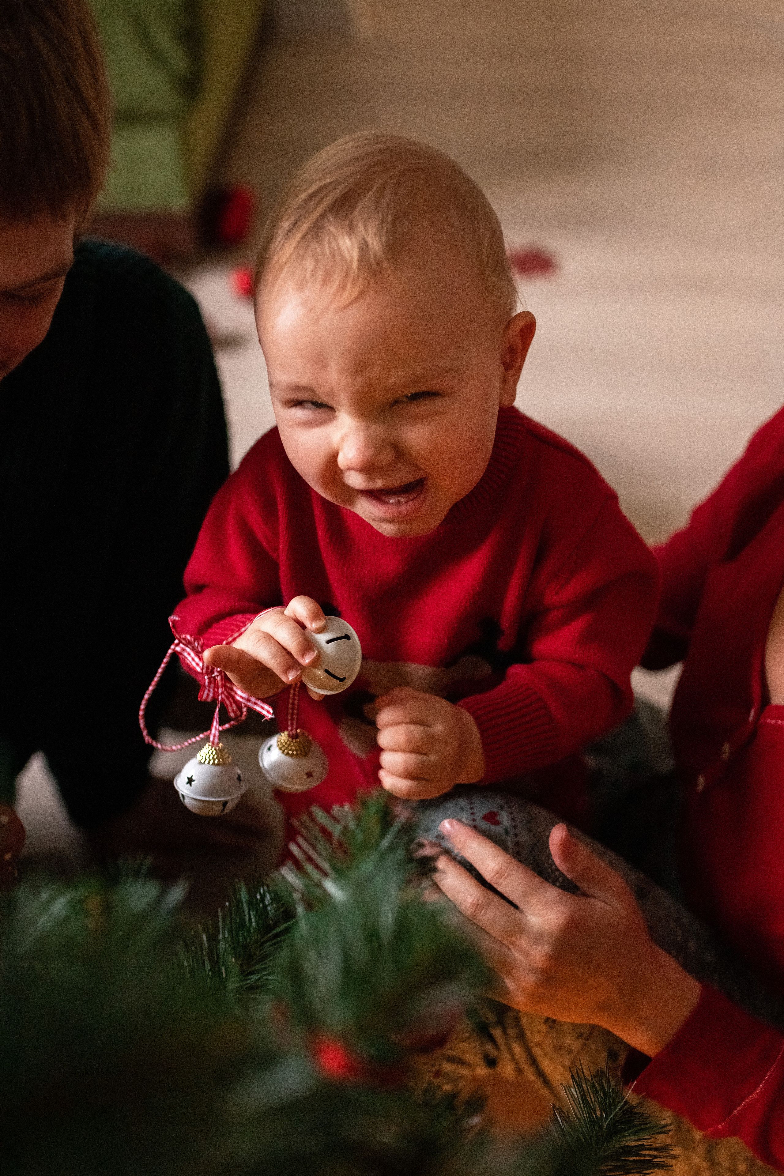 Лена, новогодняя домашняя съемка. Семейный фотограф Москва