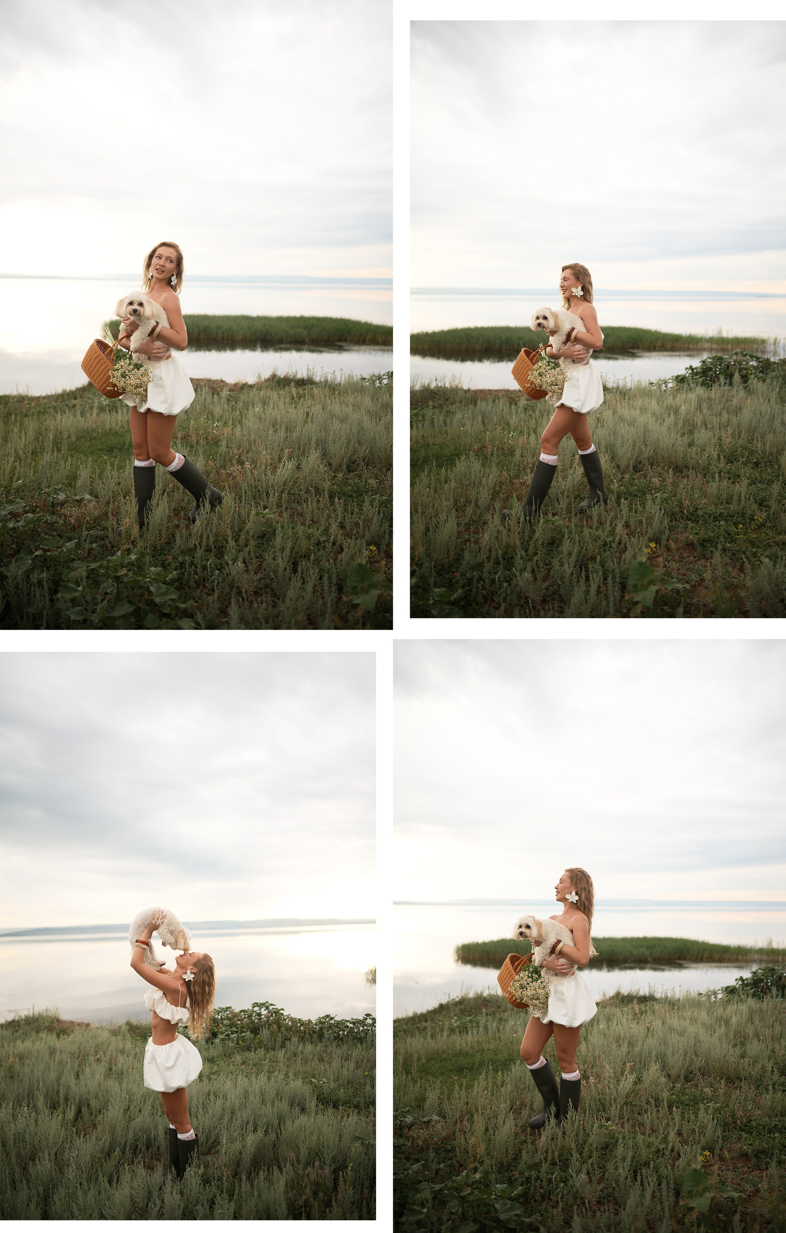 Прогулка с пушистиком. Портретный фотограф в Саратове Кристина Бузаева