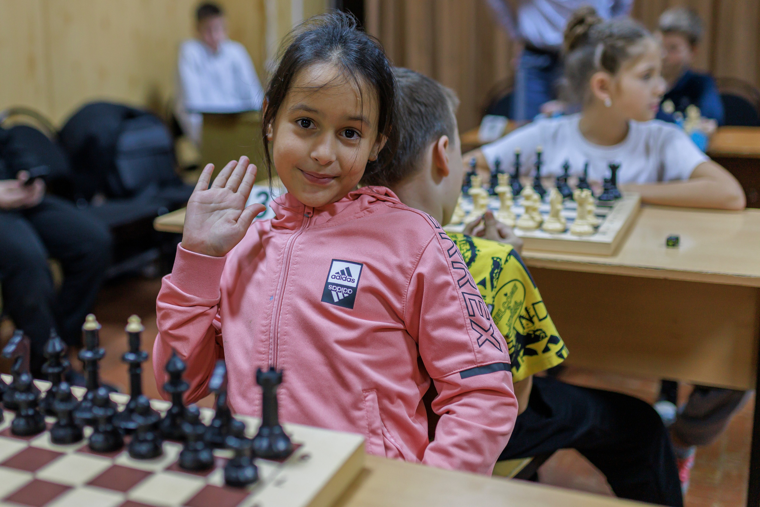 Репортажная сьёмка игры в шахматы в детском доме. Семейный и детский фотограф в Рязани Васюгова Мария