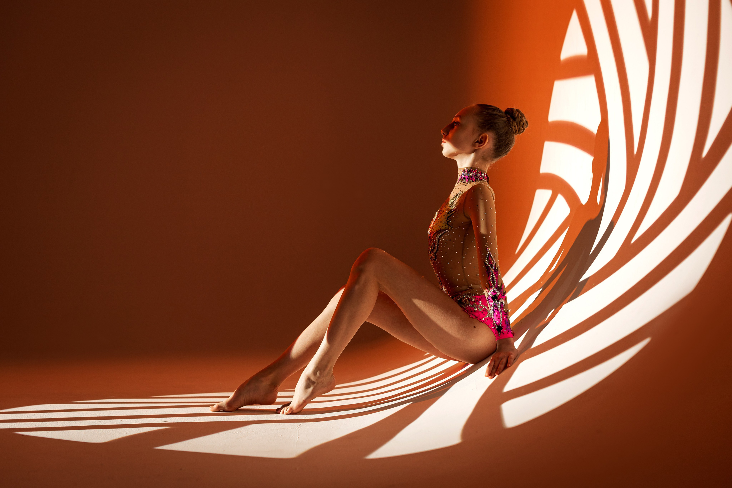 Фотосъёмка гимнасток на белой циклораме. Балетный фотограф Алина Ханько — Душа Балета