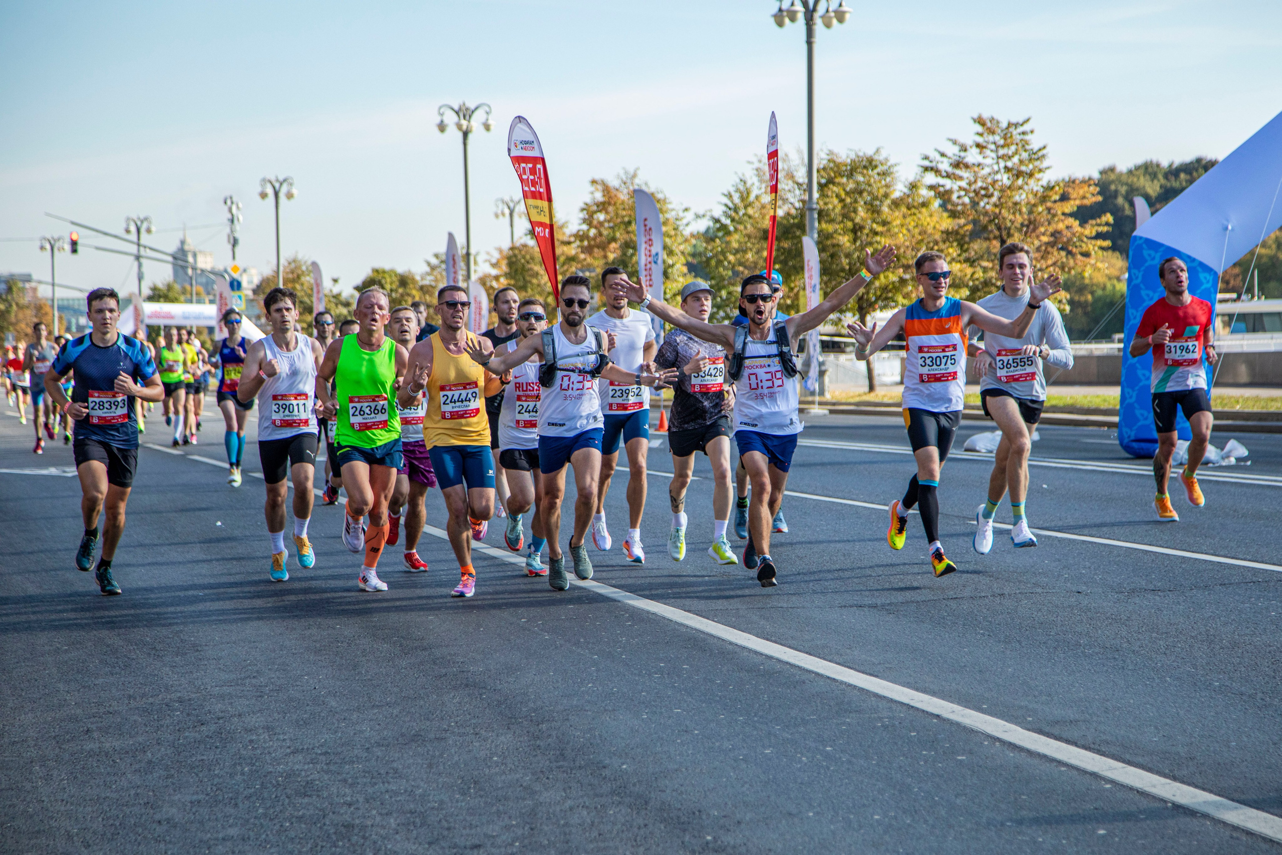 Московский марафон 17 сентября 2023 г. Фотограф Сергей Ловкий