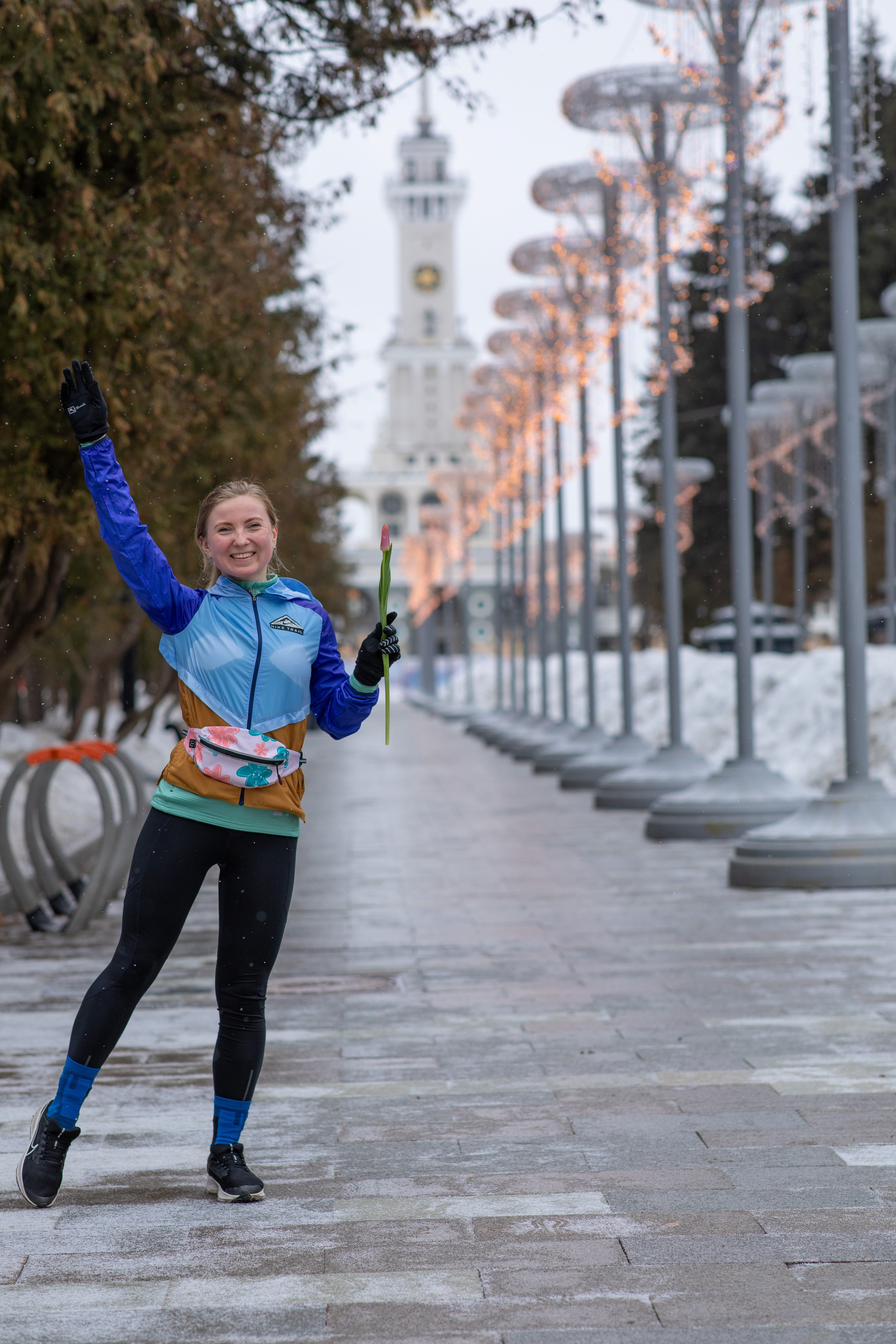 Забег 8 Марта, Речной вокзал. Фотограф Сергей Ловкий