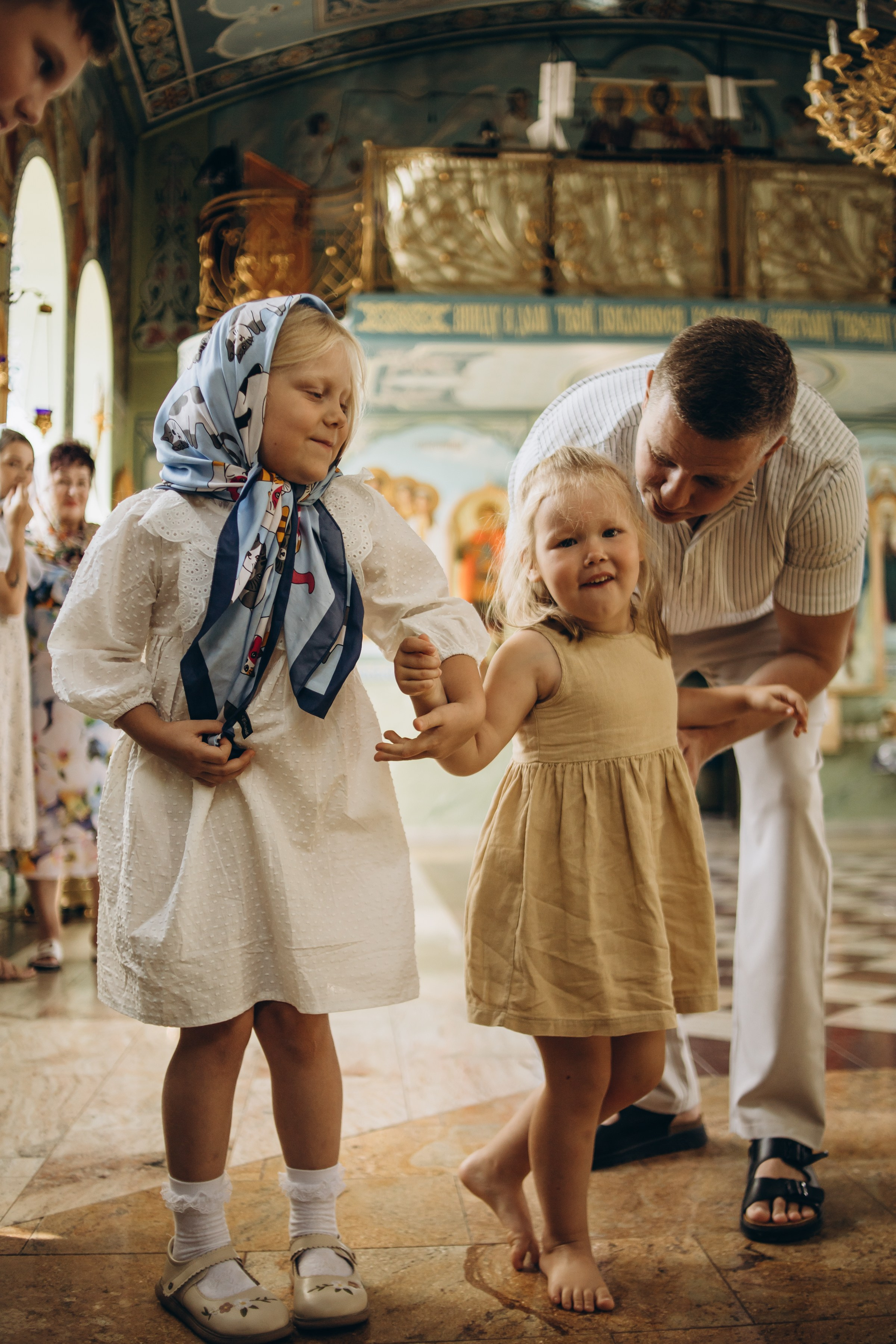 Крещение Варвары и Елизаветы. Семейный фотограф в Волгодонске Краченцева Анна