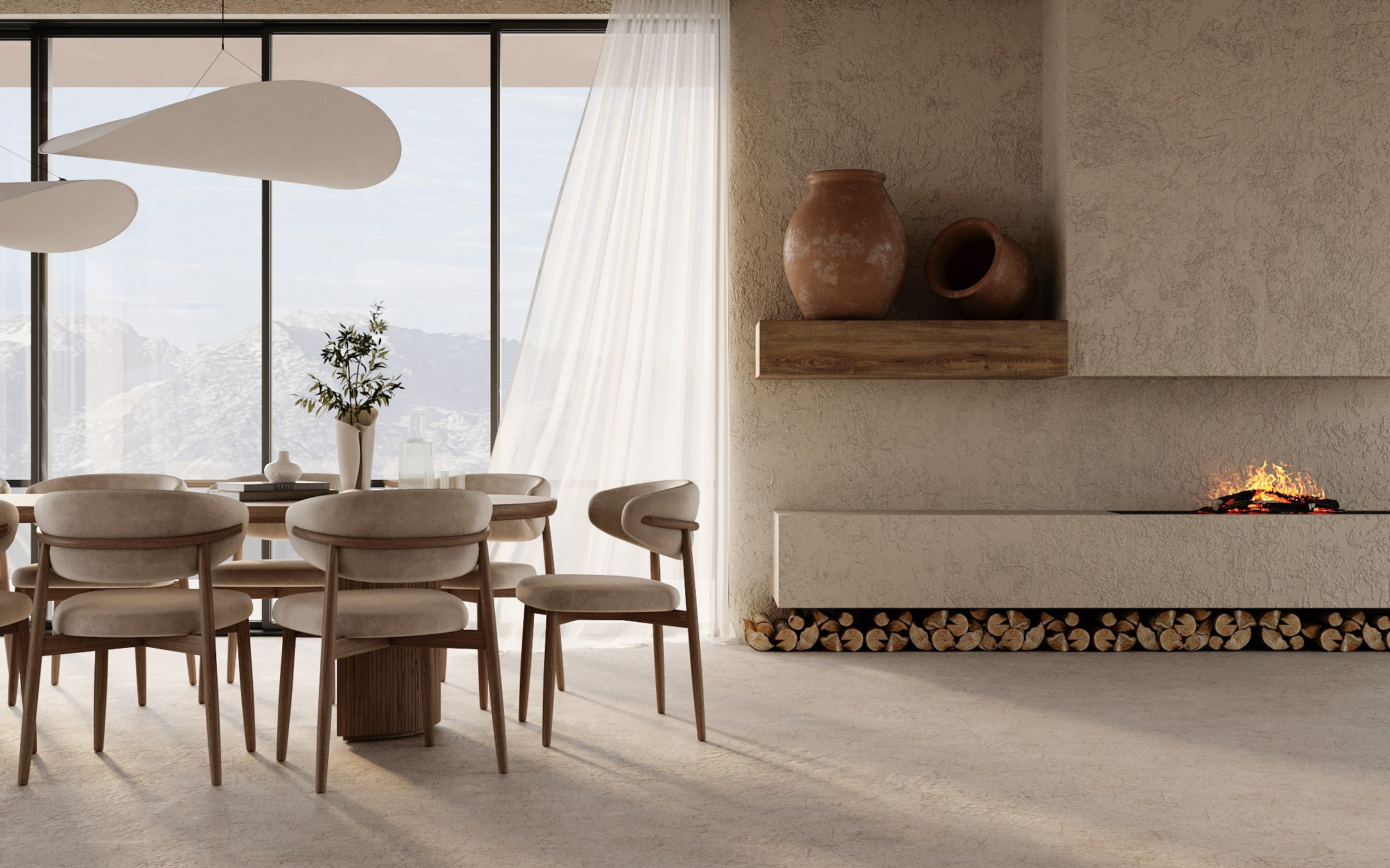 Дом в горах Швейцарии. Чуткий 3D визуализатор Татьяна Дроздова