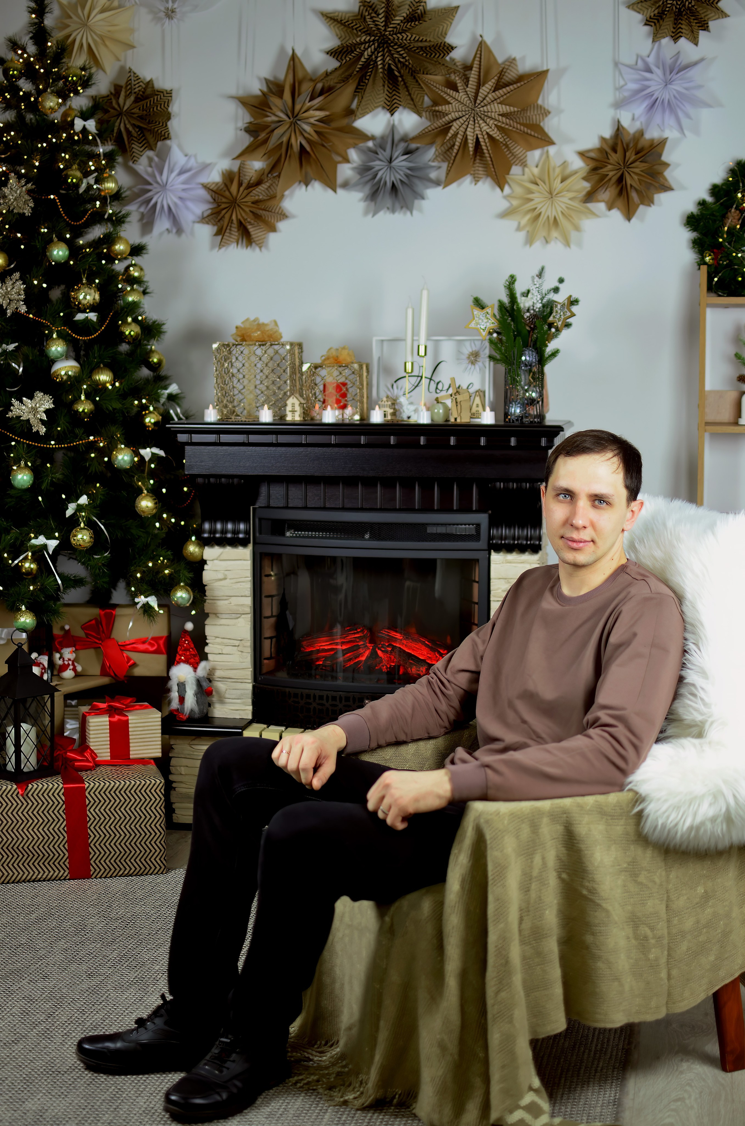 Озорная Новогодняя фотосессия. Семейный и детский фотограф в городе Грязи Олеся Огурцова