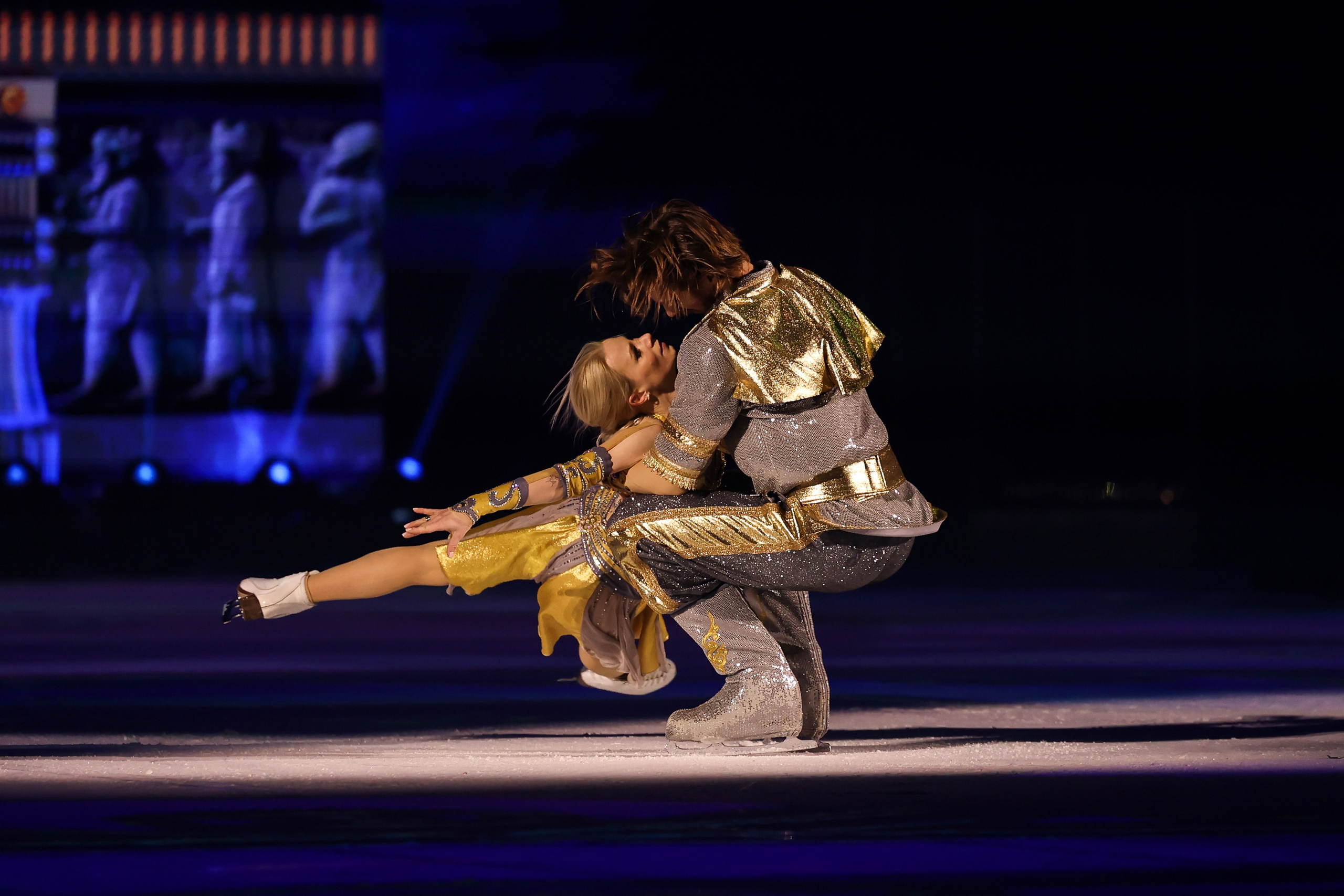 «История любви Шахеризады» шоу на льду 03.01.2024. Спортивный и репортажный фотограф Антон Тереханов