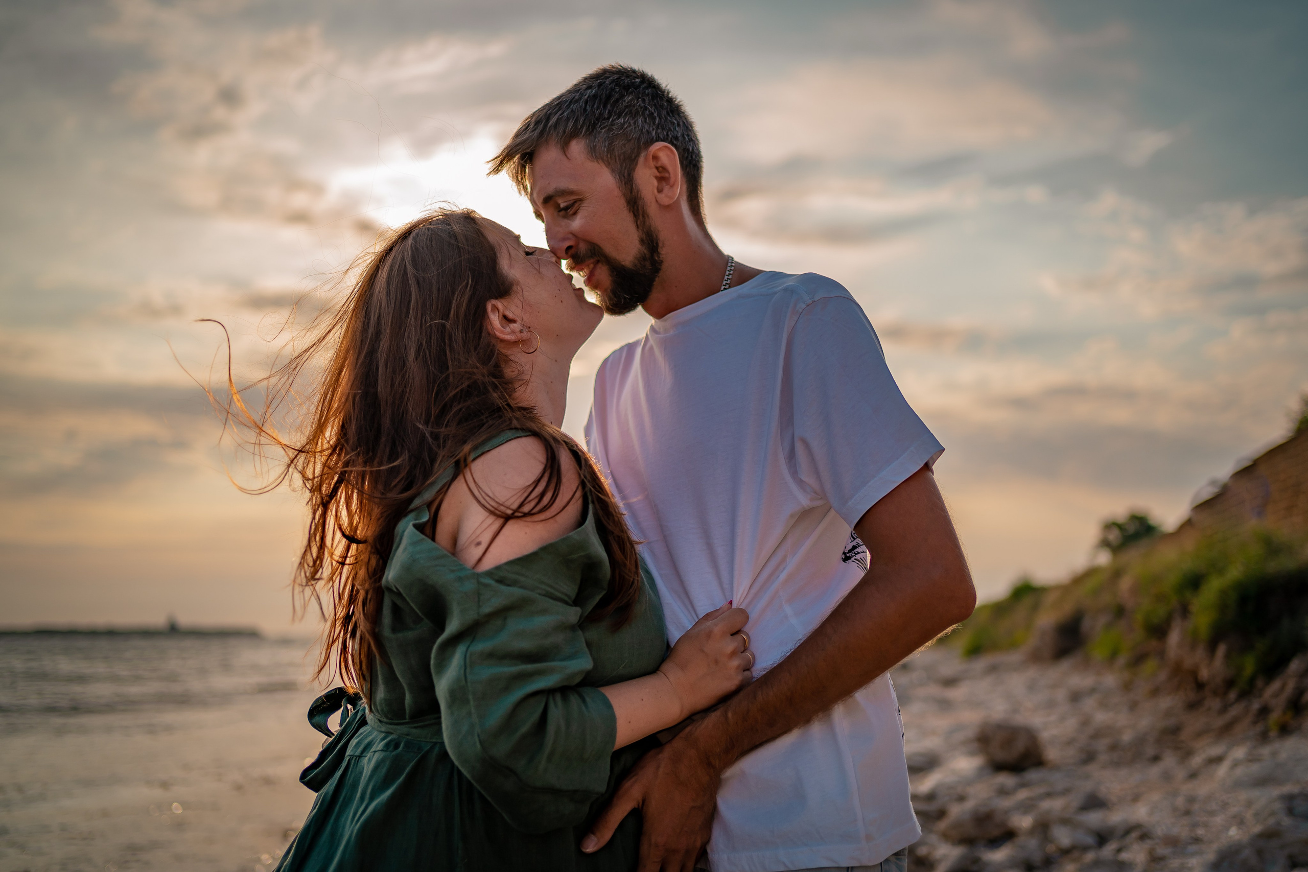 Вероника с мужем в Крыму. Семейный фотограф Варвара Сорока в городе Москве