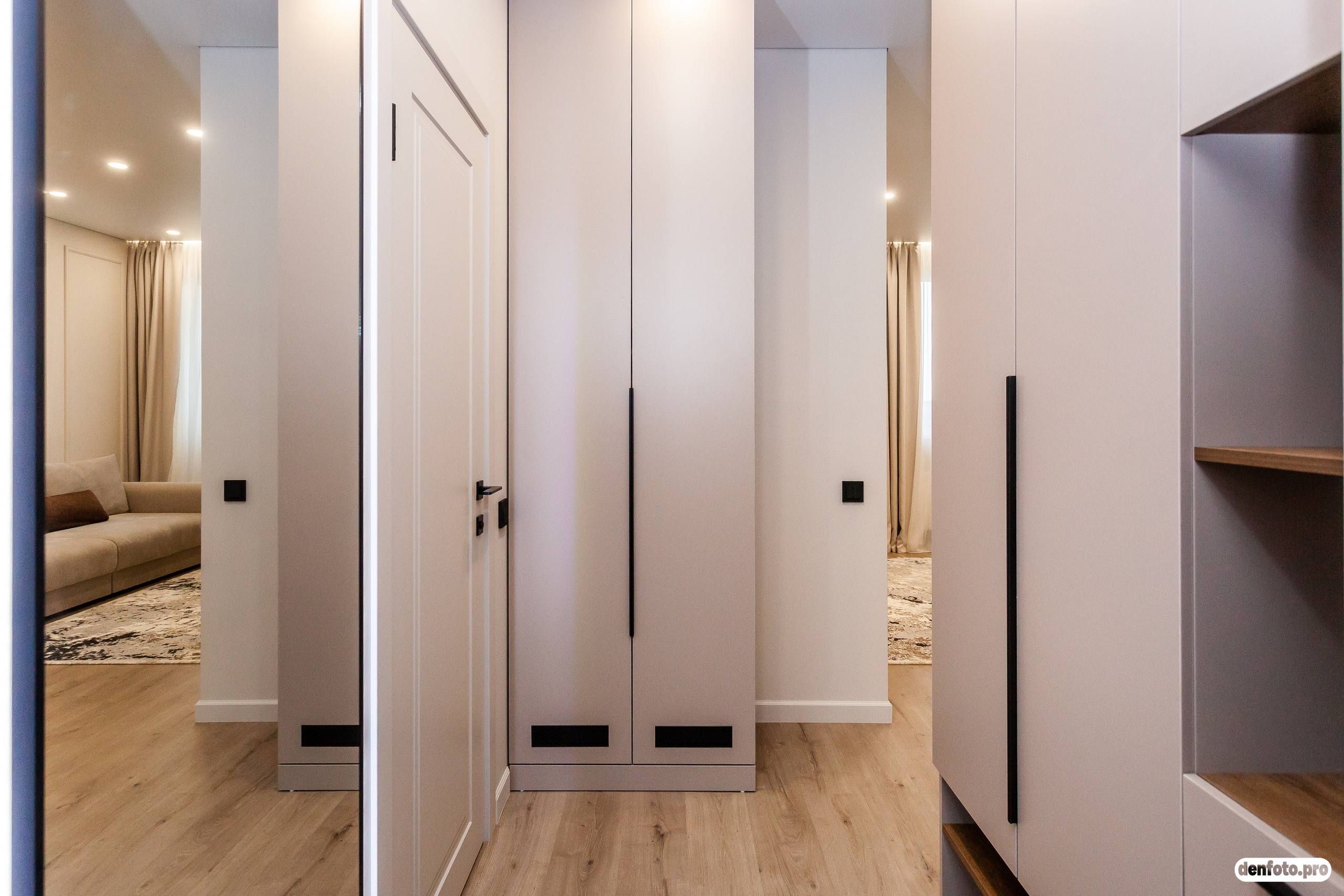 Современная 1 комнатная квартира. Фотограф Денис Денисов