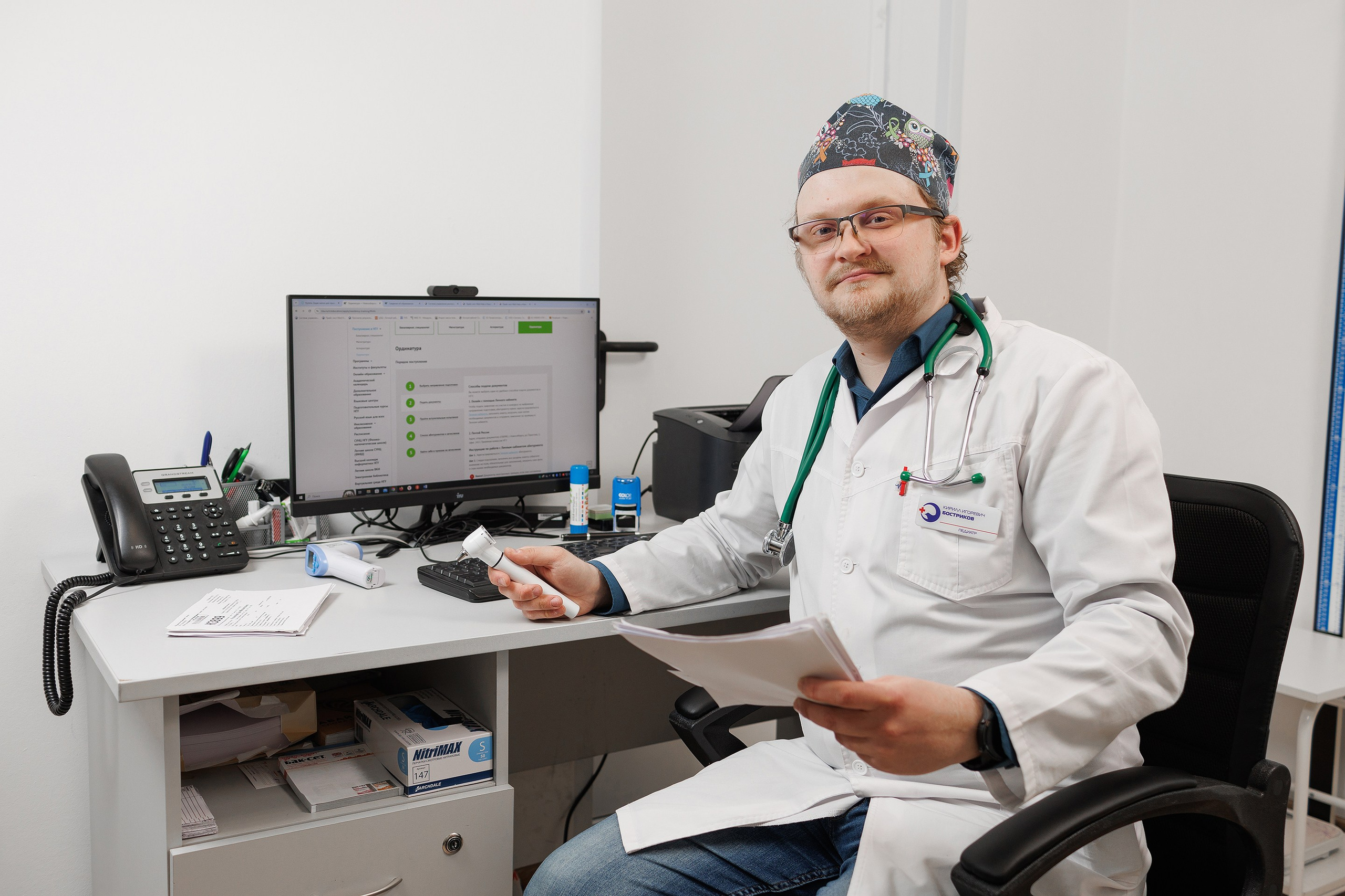 Контент фотосъемка в медицинском центре. Профессиональный фотограф в Новосибирске