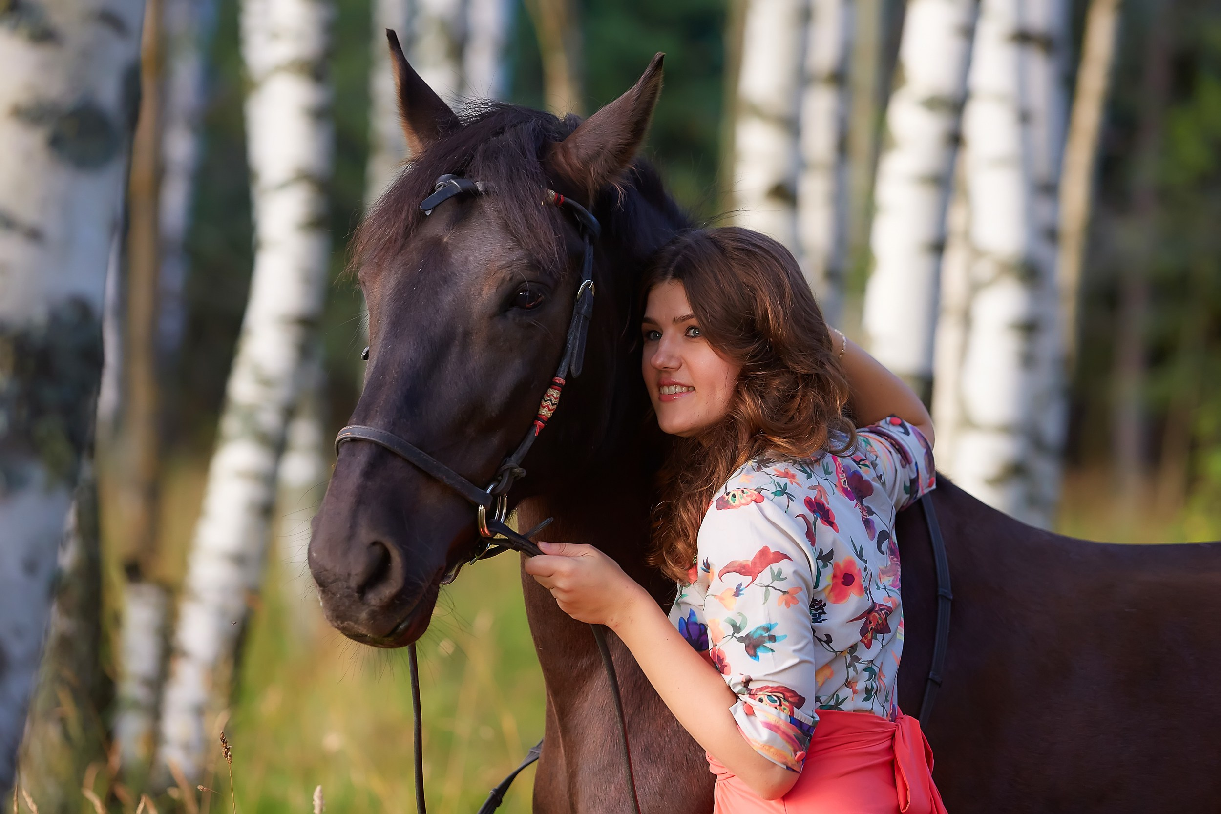 Фотосессия с лошадьми для Ирины. Фотограф Михаил Семенов