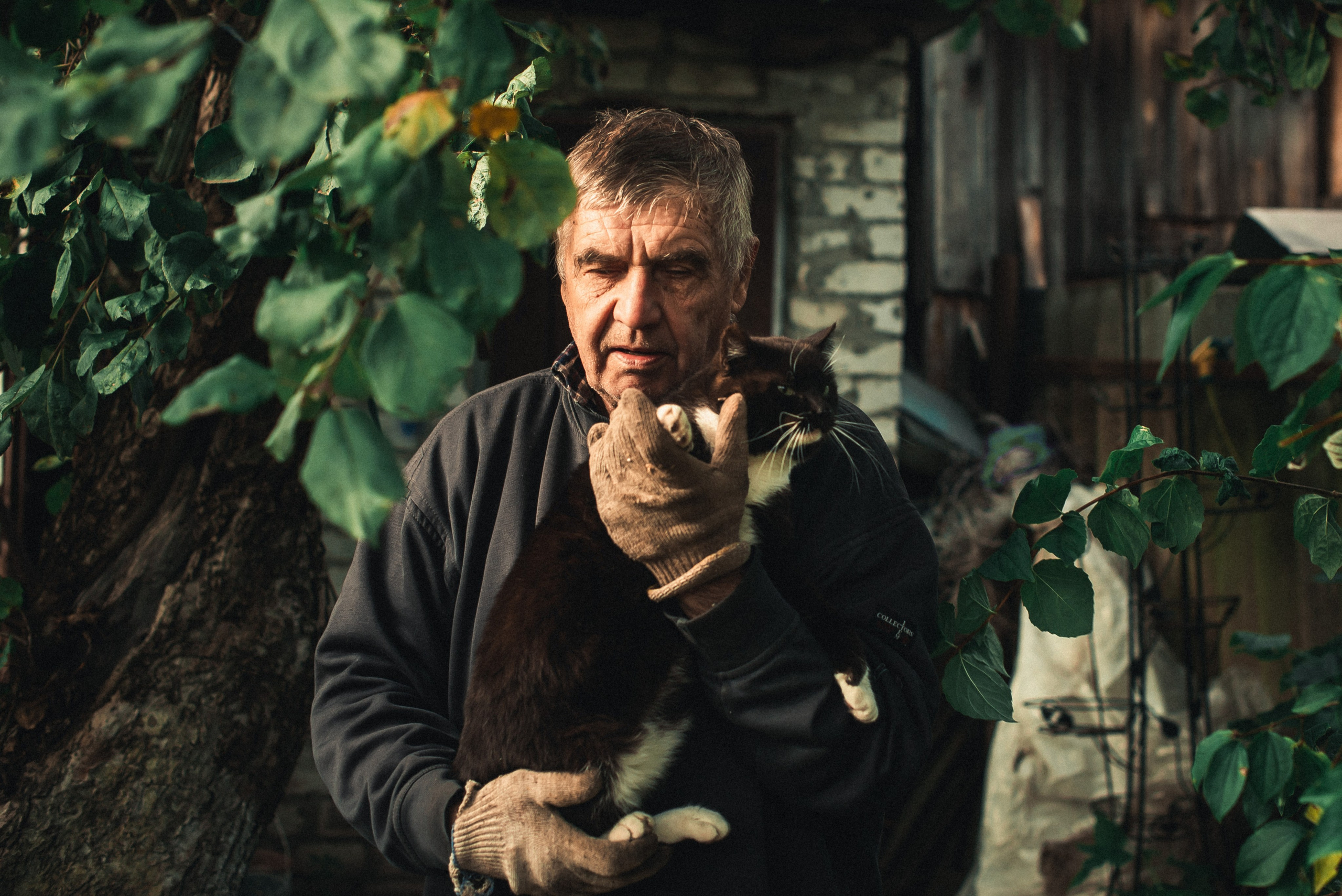 Папа и кот Ти-Мур. Женский фотограф Крещение Венчание Москва Брянск