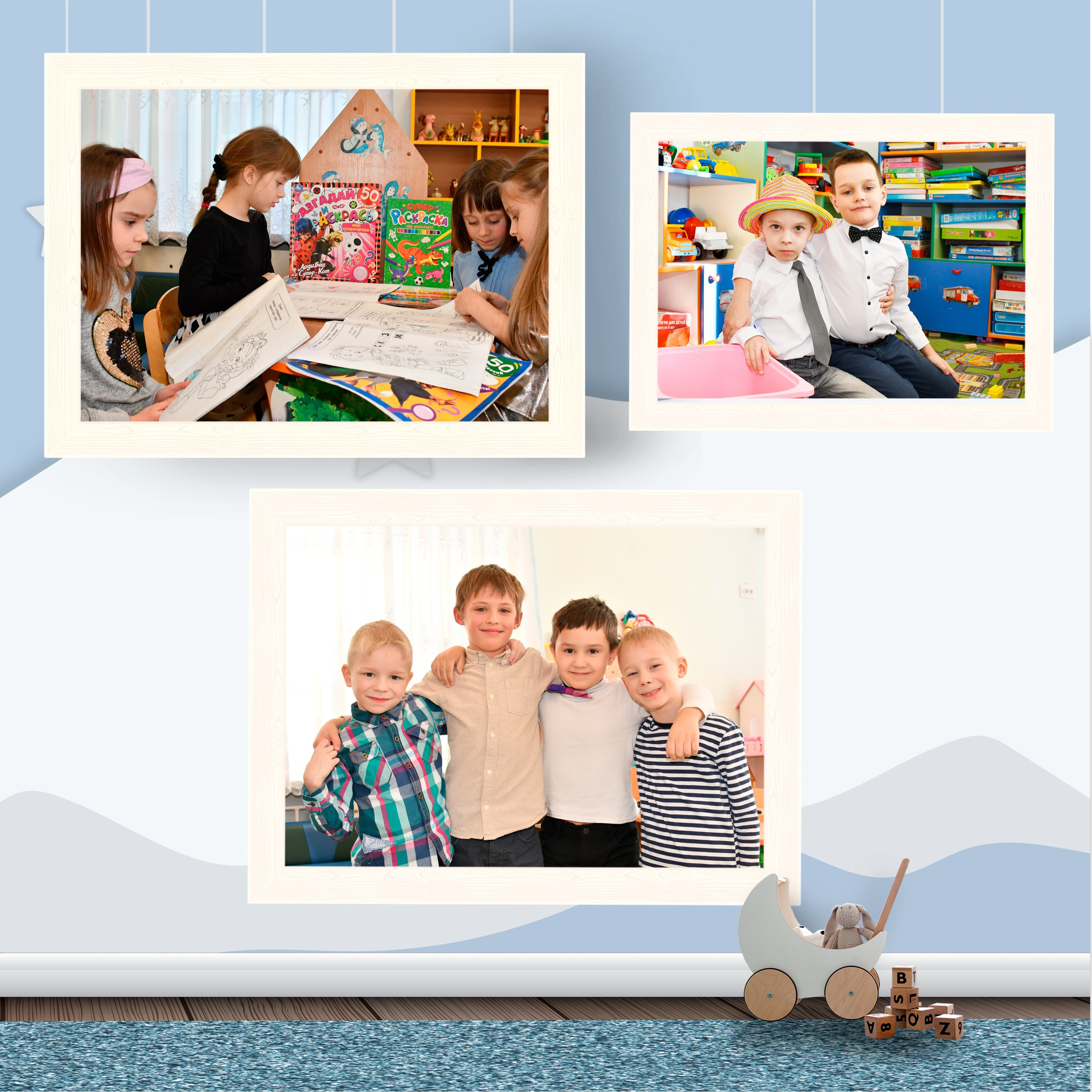 Макет альбома для детского сада. Фотограф в Санкт-Петербурге Ксения Яковчук