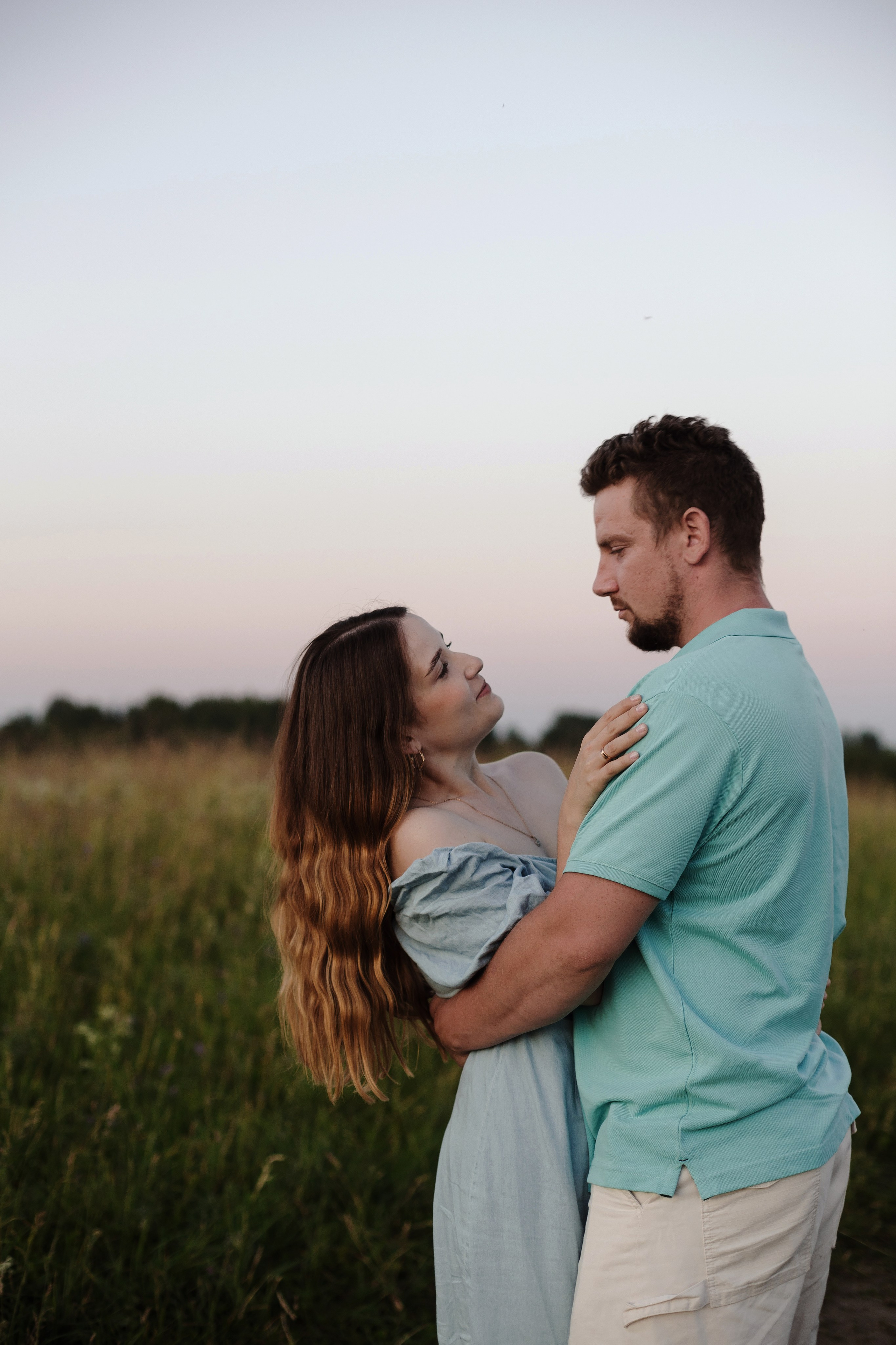 Колтушские высоты — Марина и Сергей. Портретный фотограф в Санкт-Петербурге Элина Ситникова