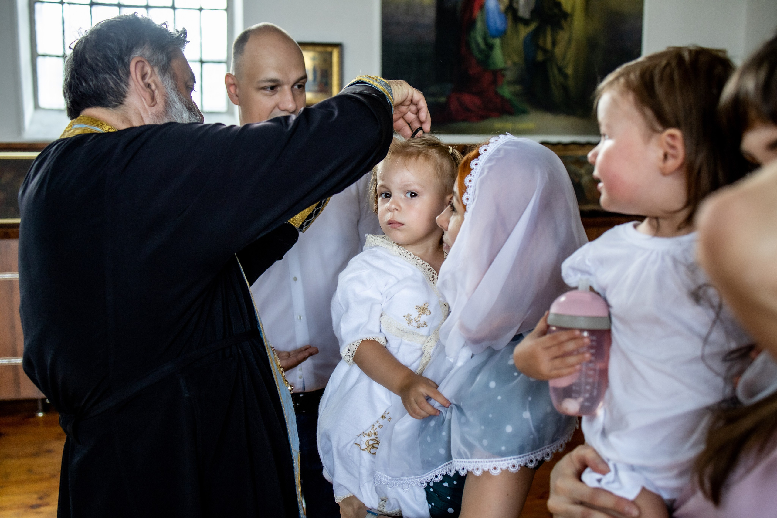 Таинство Крещения Евы, Арины и Дарьи. Фотограф Надежда Лукьянова