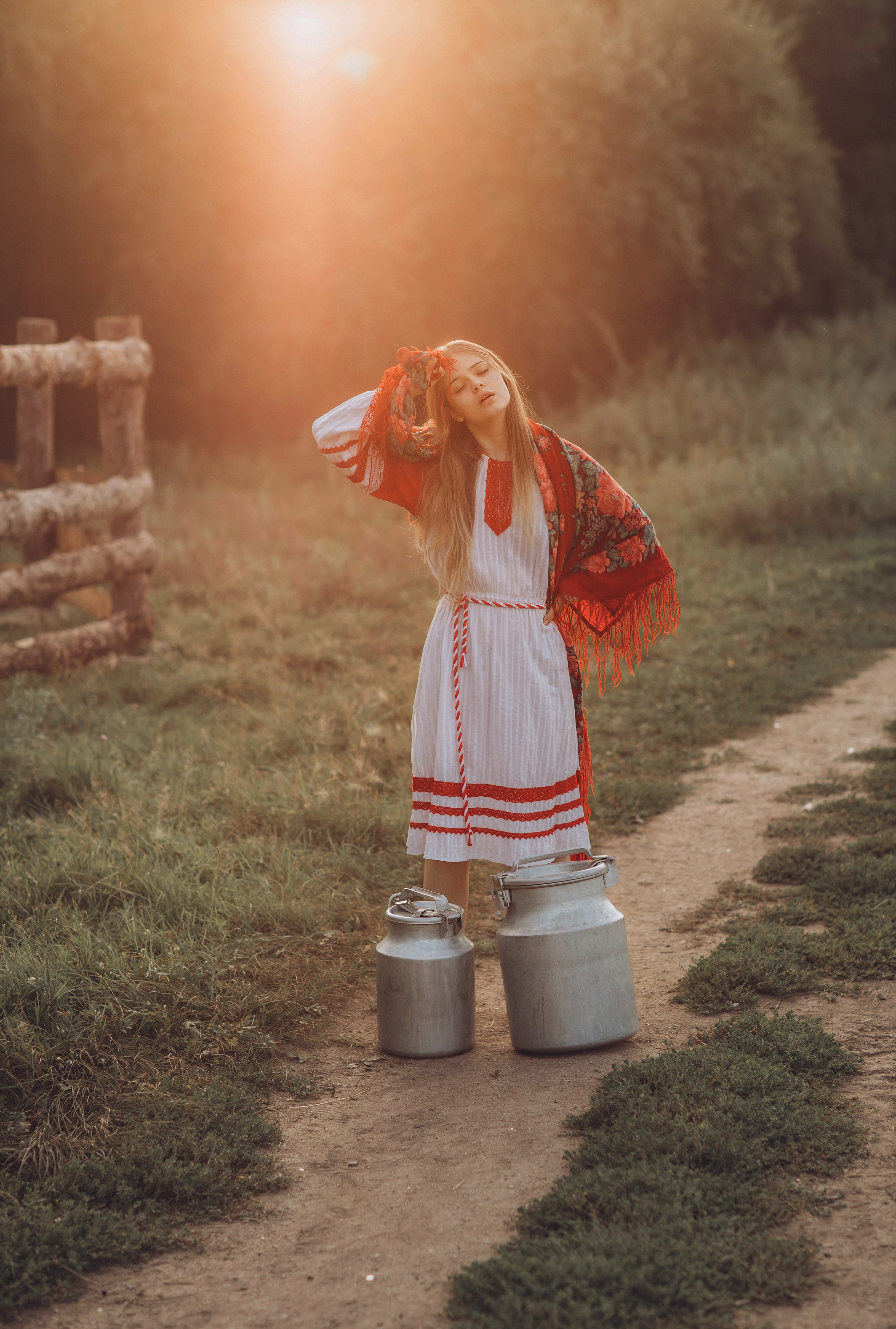 Стилизация съемки «Деревенские мотивы». Детский и семейный фотограф Елена Воропаева