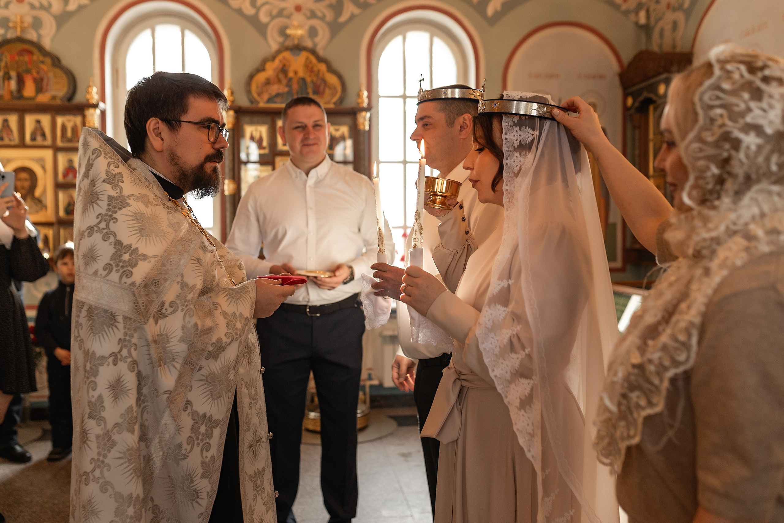 Таинство Венчания Сергея и Алёны. Фотограф в Железнодорожном и Балашихе