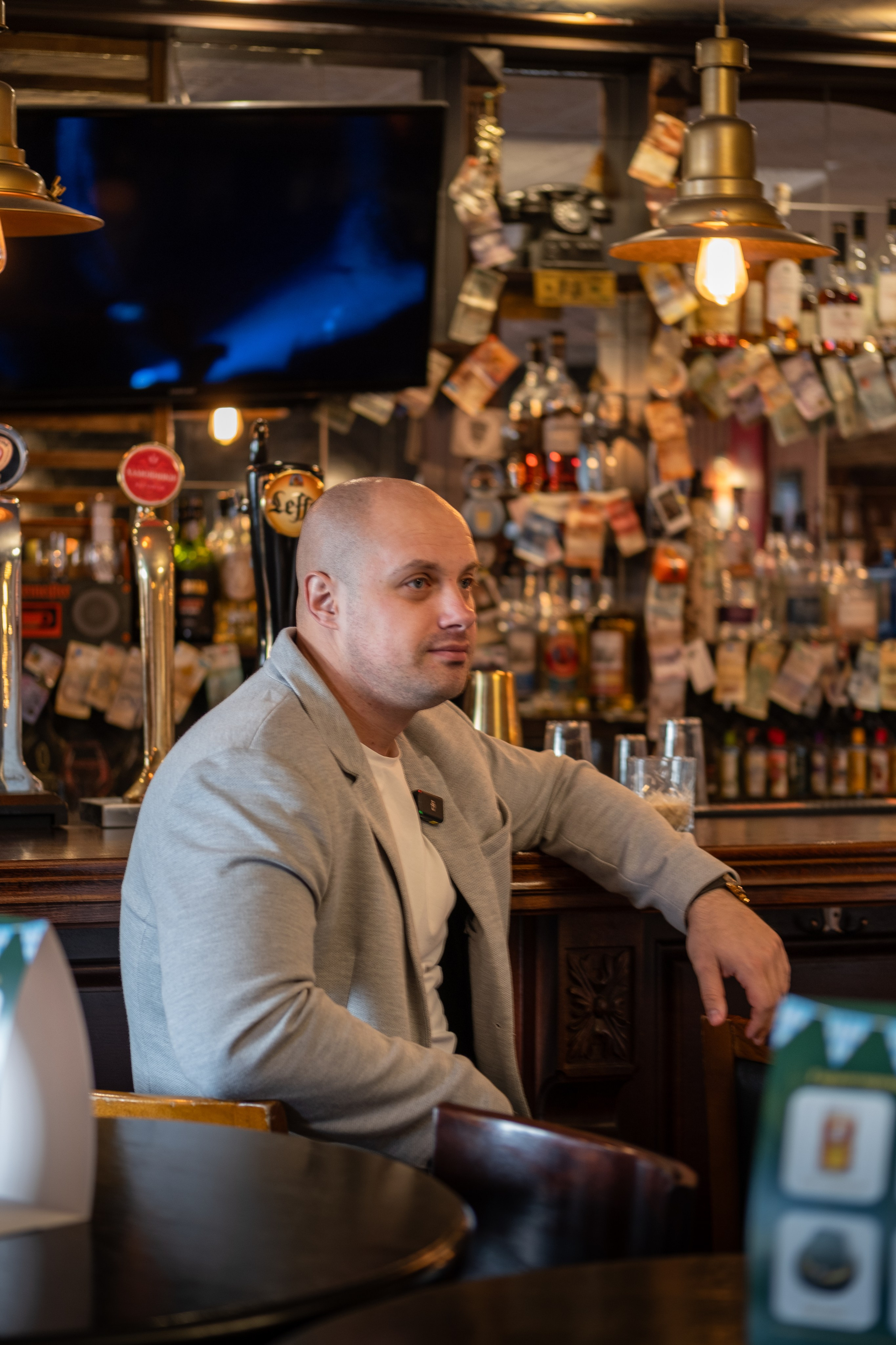 Интервью владельца паба «Oldham». Фотограф. Санкт-Петербург