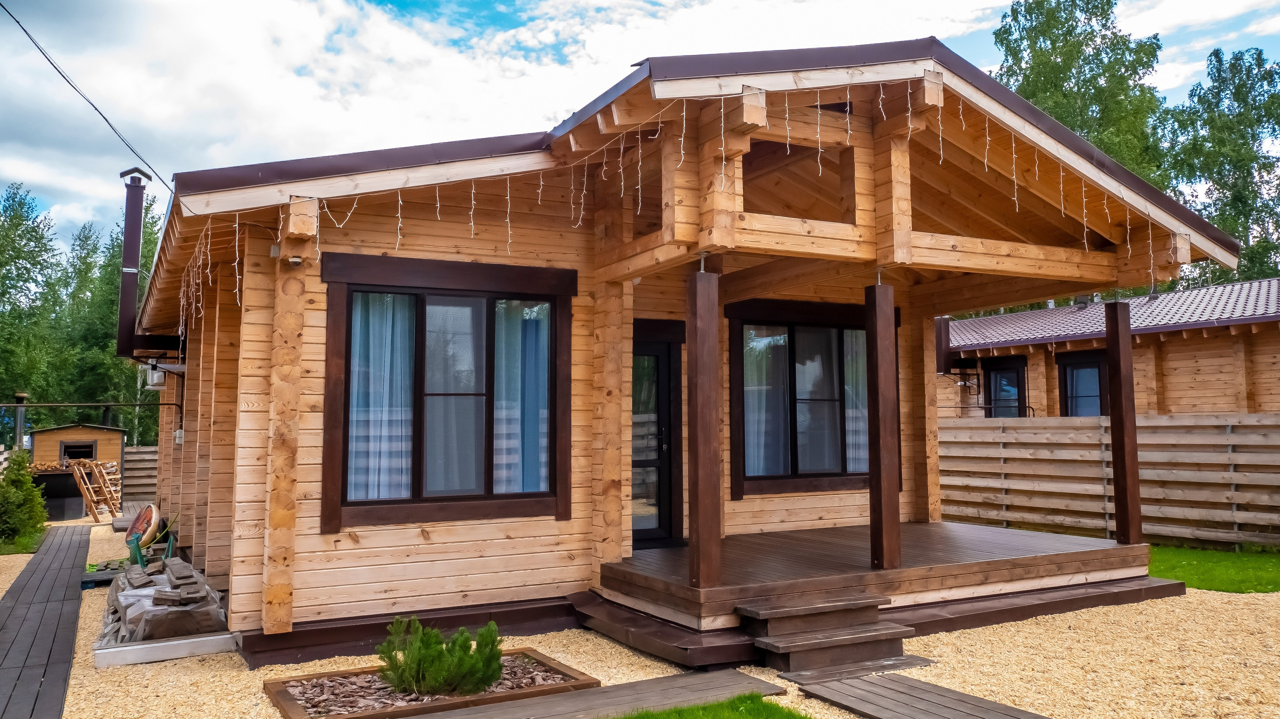 Строительство деревянного дома. Уральский завод Профилированного бруса в Челябинске