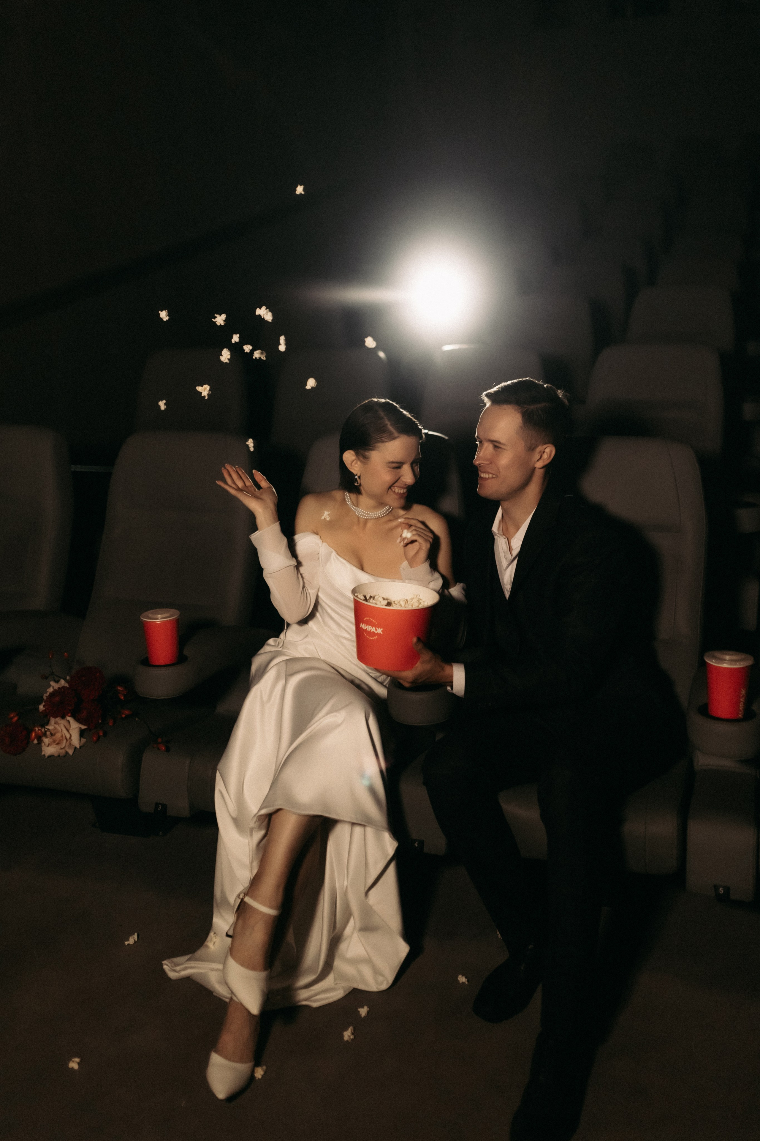 Марго и Роман, кинотеатр «Мираж». Фотограф в Санкт-Петербурге