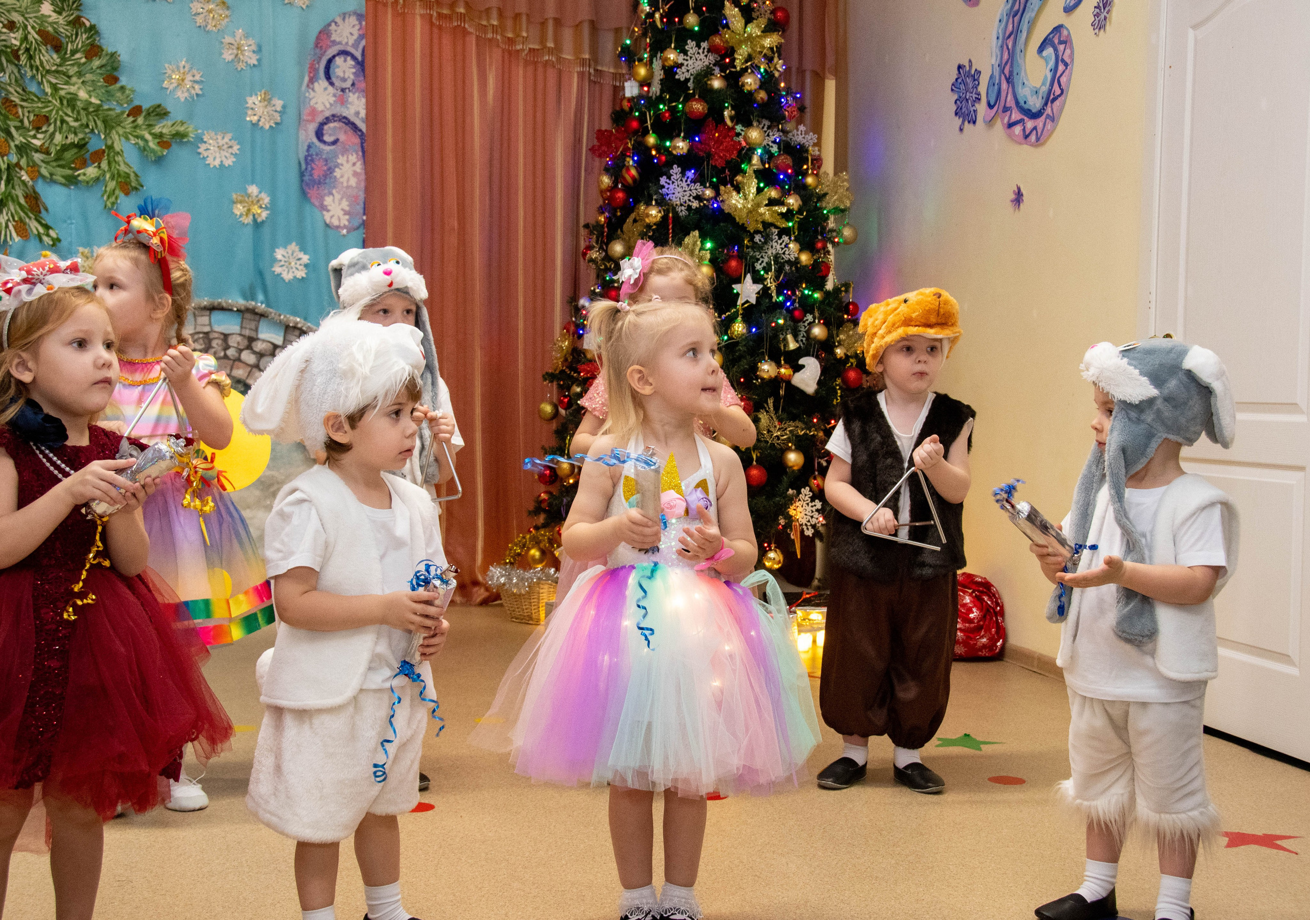 2023 Новый год. Акварель, Первомайка. Репортажный и детский фотограф в Новосибирске