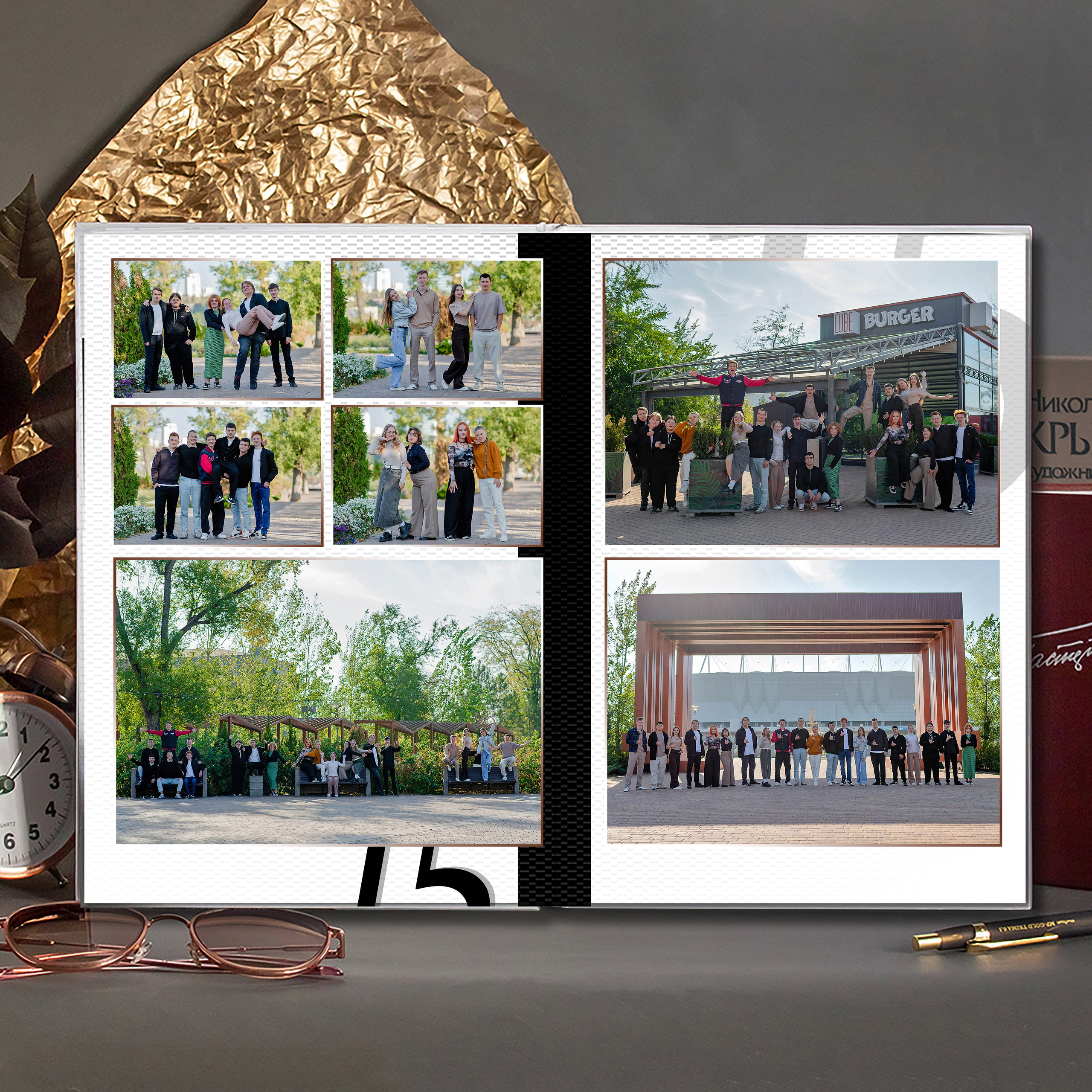 Выпускной альбом для выпускников школы (Дизайн № 206). Современные Выпускные Альбомы в Ростове-на-Дону