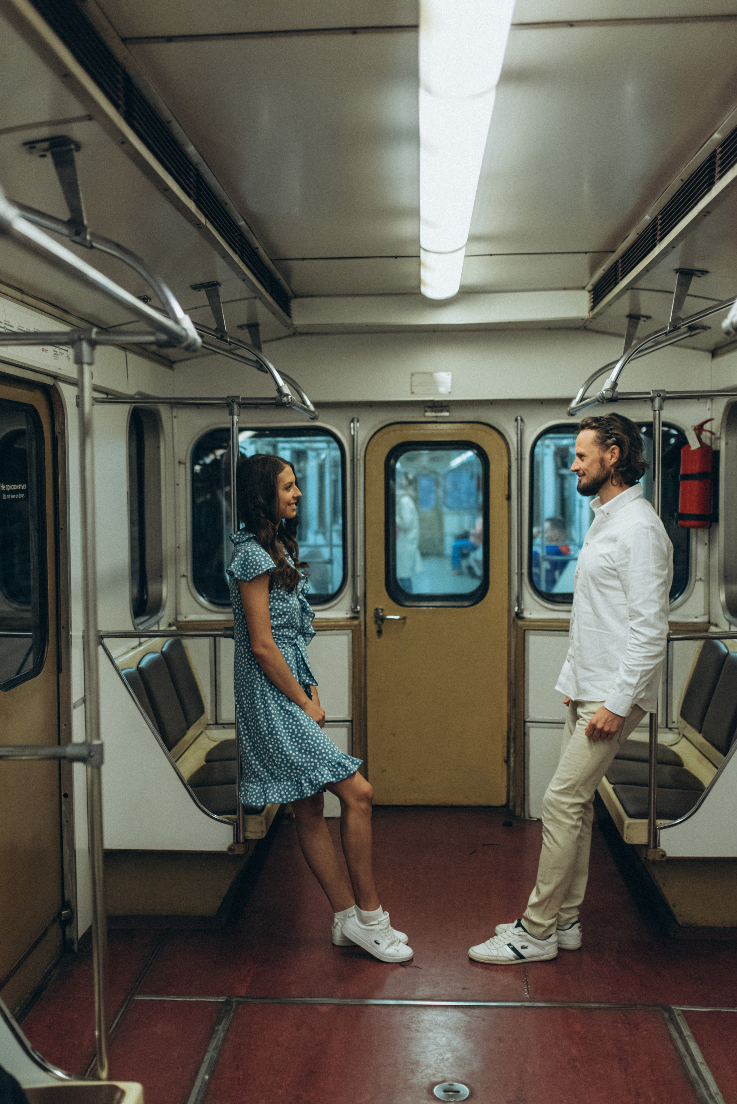 Lovestory в метро. Семейный фотограф в Москве Екатерина Север