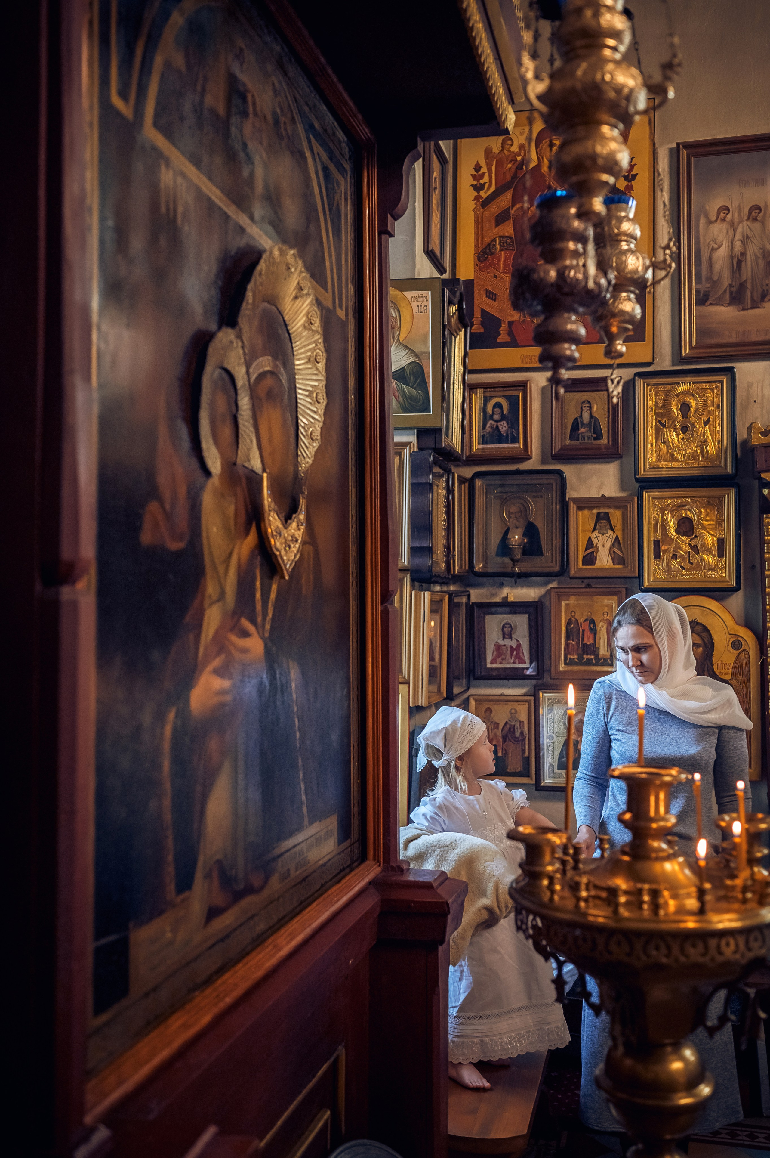 Таинство Крещения. Фотограф Мария Гончарова/ Москва — область
