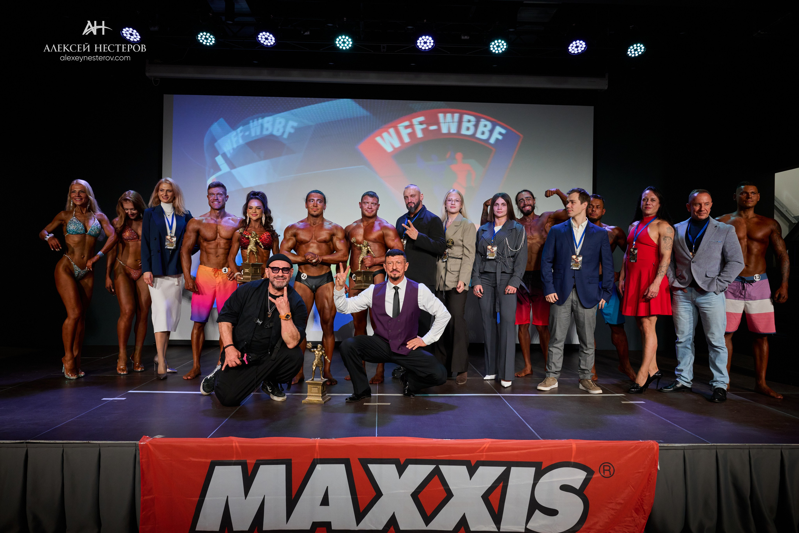 Фото с турнира «Прометей 2, WFF-WBBF Russia» 26 октября 2025. Спортивный фитнес фотограф Алексей Нестеров