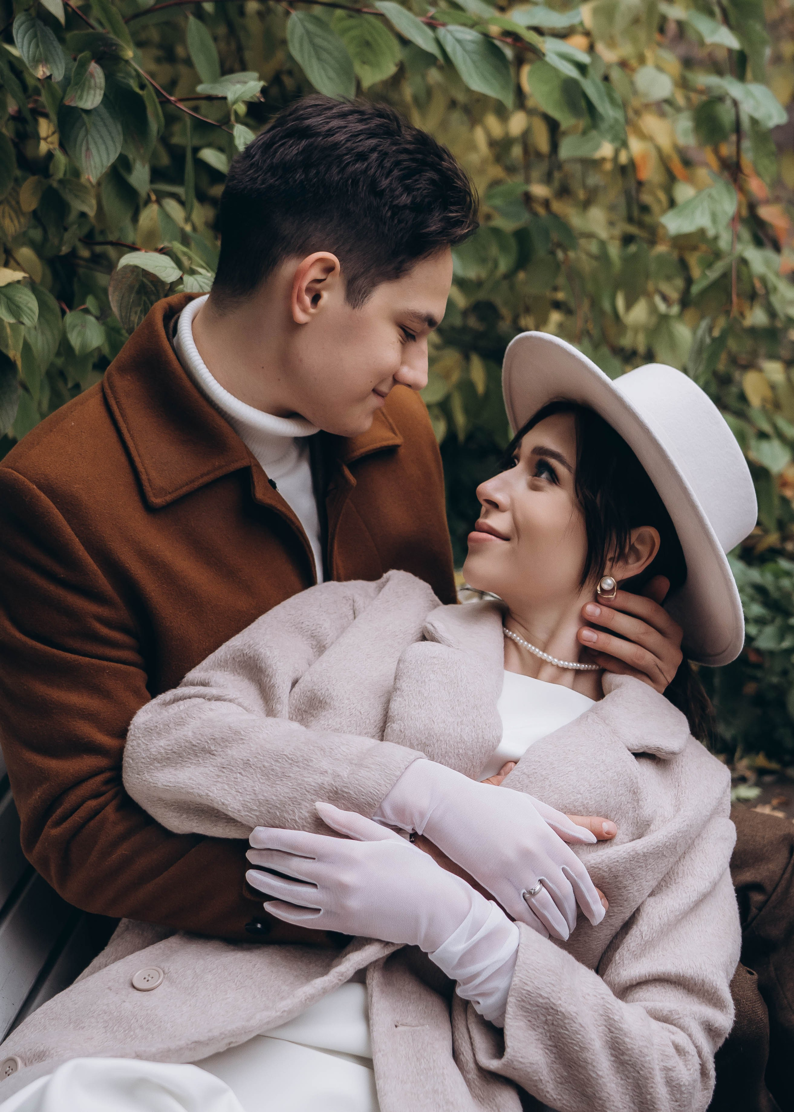 Лавстори в парке. Фотограф Ксения Овтина