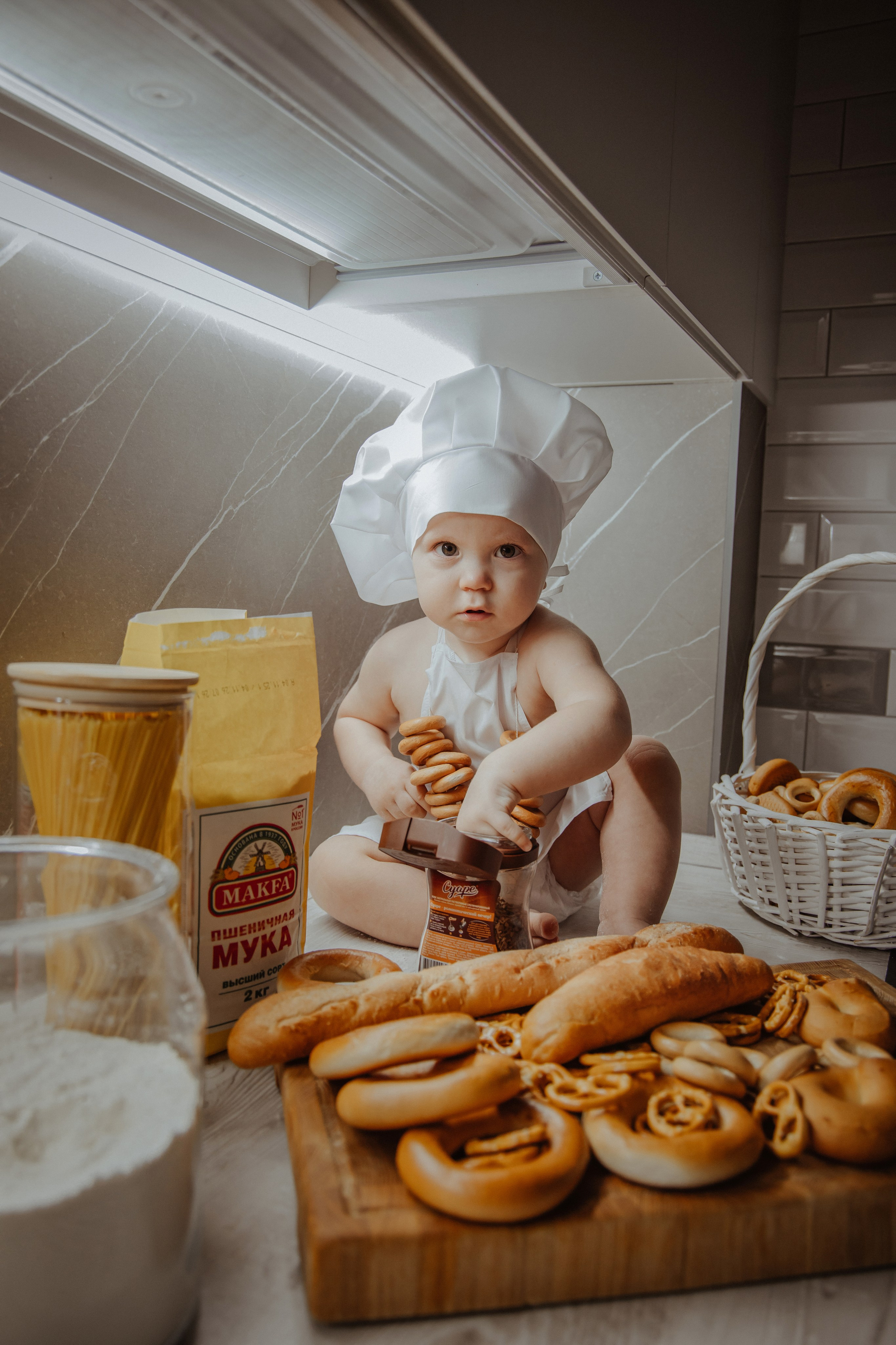 Поварята. Евгения Горбунова фотограф новорожденных в Новом Уренгое