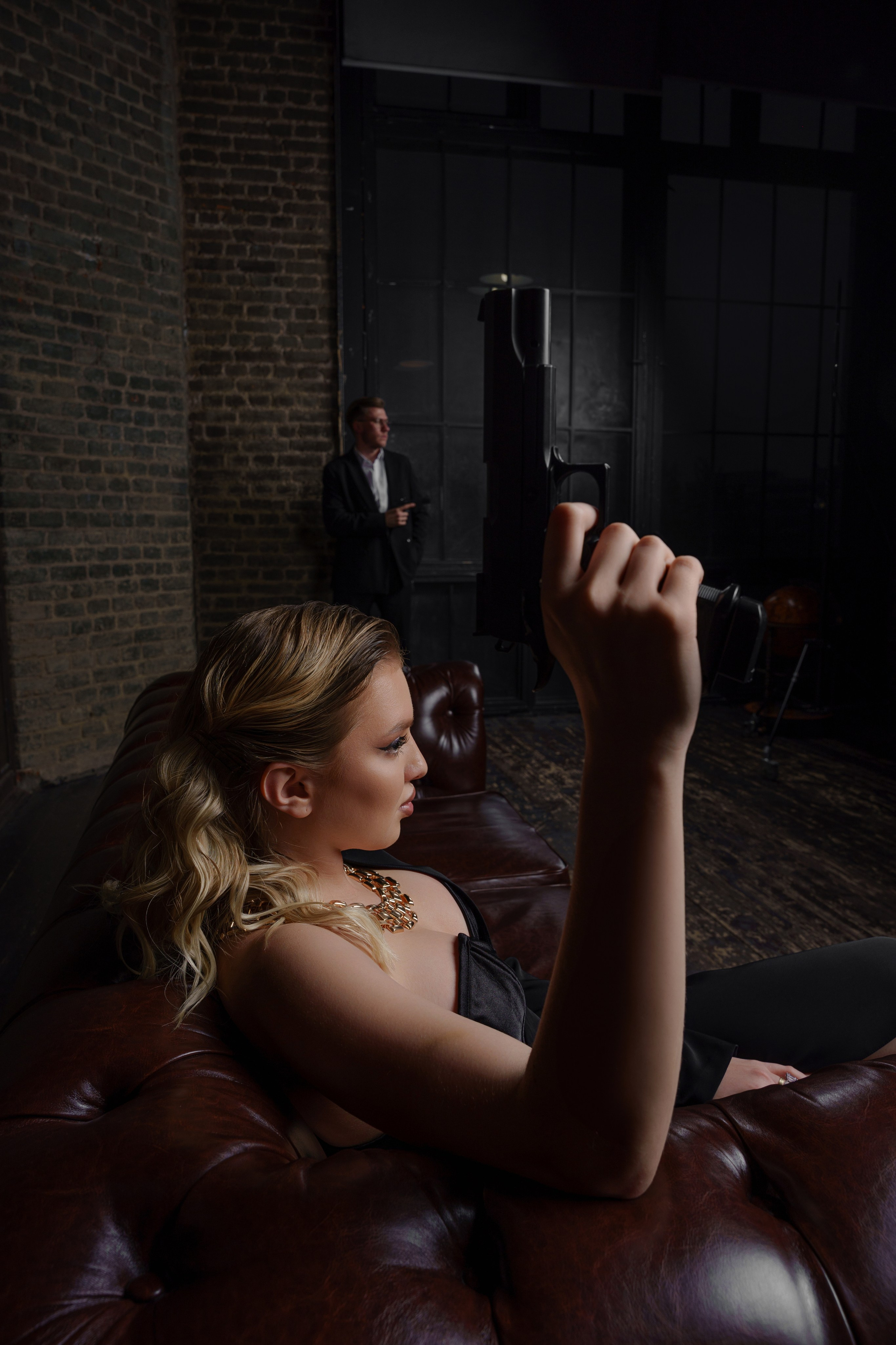 Фотосессия в стиле Mr. & Mrs. Smith. Репортажный фотограф Москва Сергей Дружинин