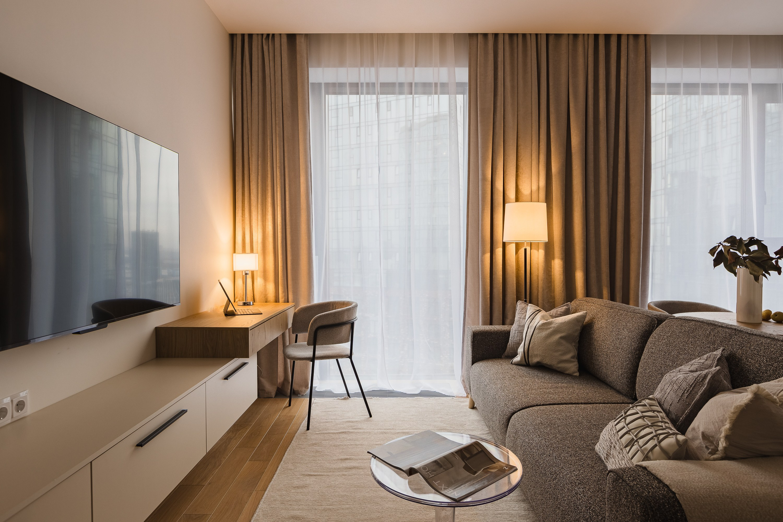 ЖК Левел Причальный. Интерьерный фотограф в Москве Роман Потапов