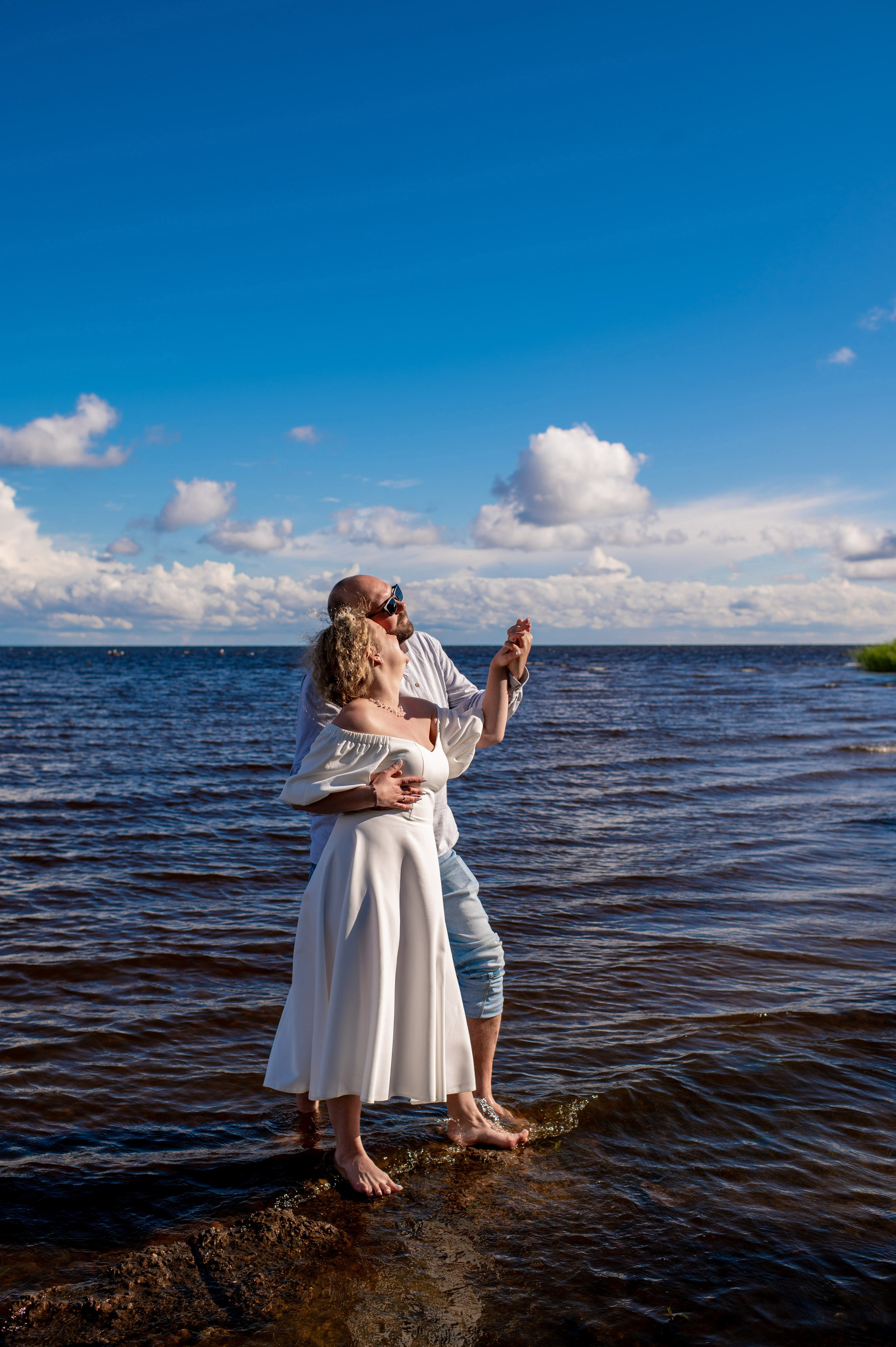 Станислав и Анастасия (нестандартная свадебная фотосессия в лесу и на Финском заливе). Портретный, семейный и свадебный фотограф в Санкт-Петербурге и в Пушкине Ширяев Денис