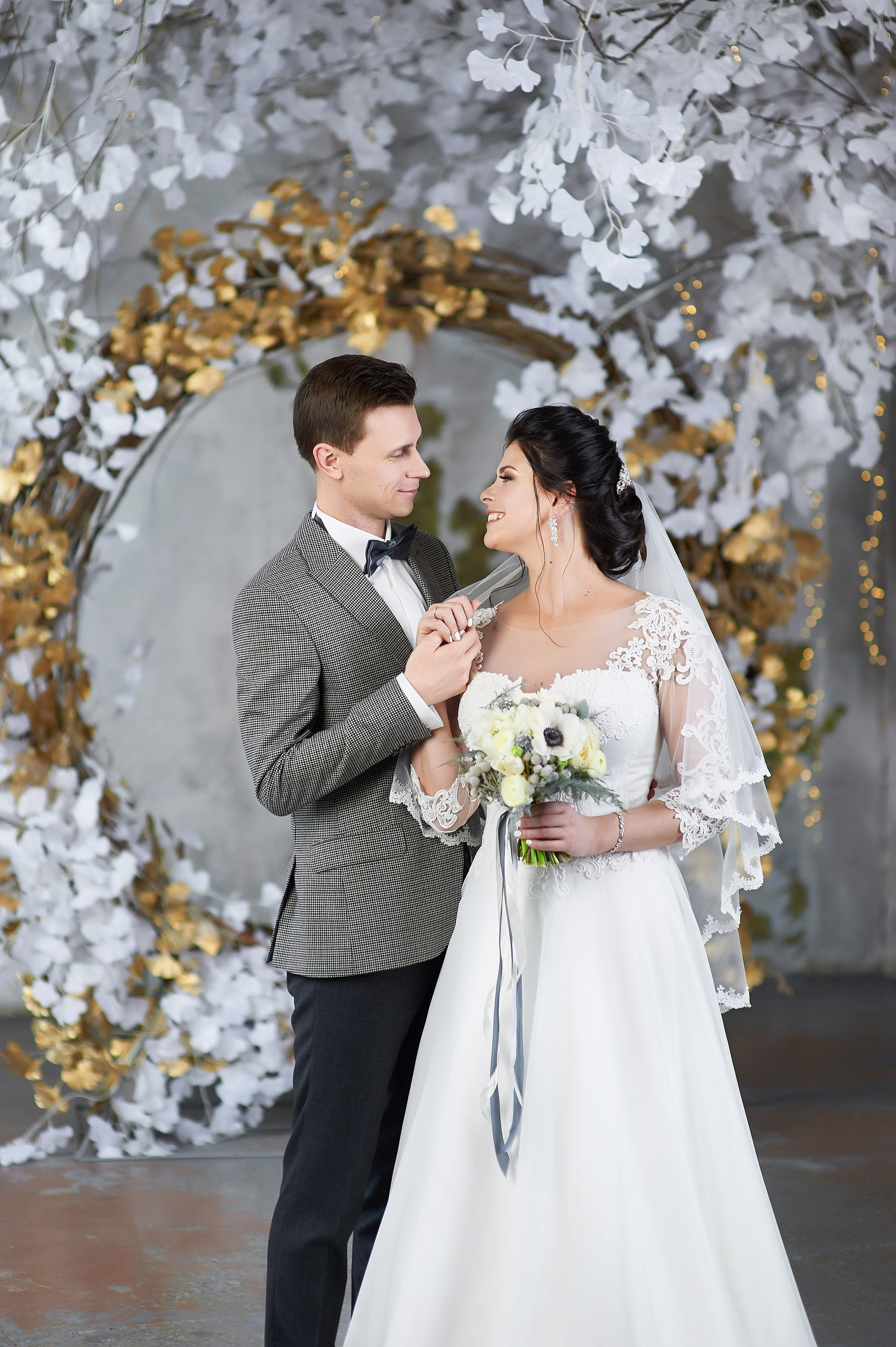 Наталия и Дмитрий (фотосессия в студии). Портретный, семейный и свадебный фотограф в Санкт-Петербурге и в Пушкине Ширяев Денис