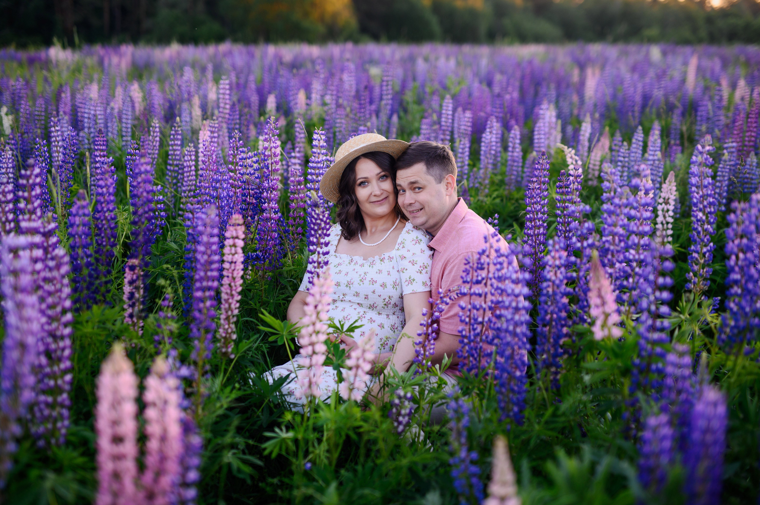Люпиновое счастье. Портретный, семейный и свадебный фотограф в Санкт-Петербурге и в Пушкине Ширяев Денис