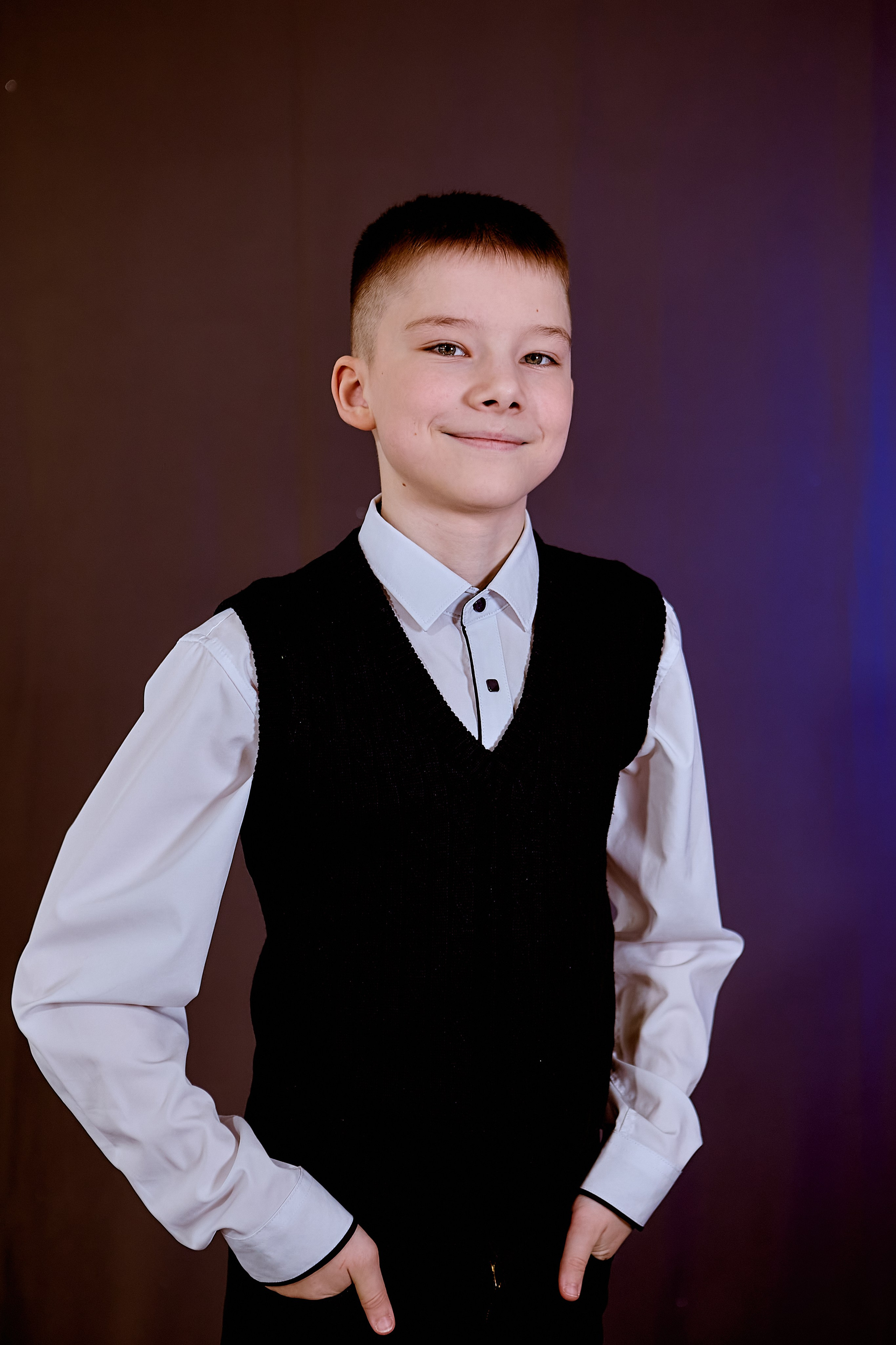 Школьная фотосессия учеников 6 класса