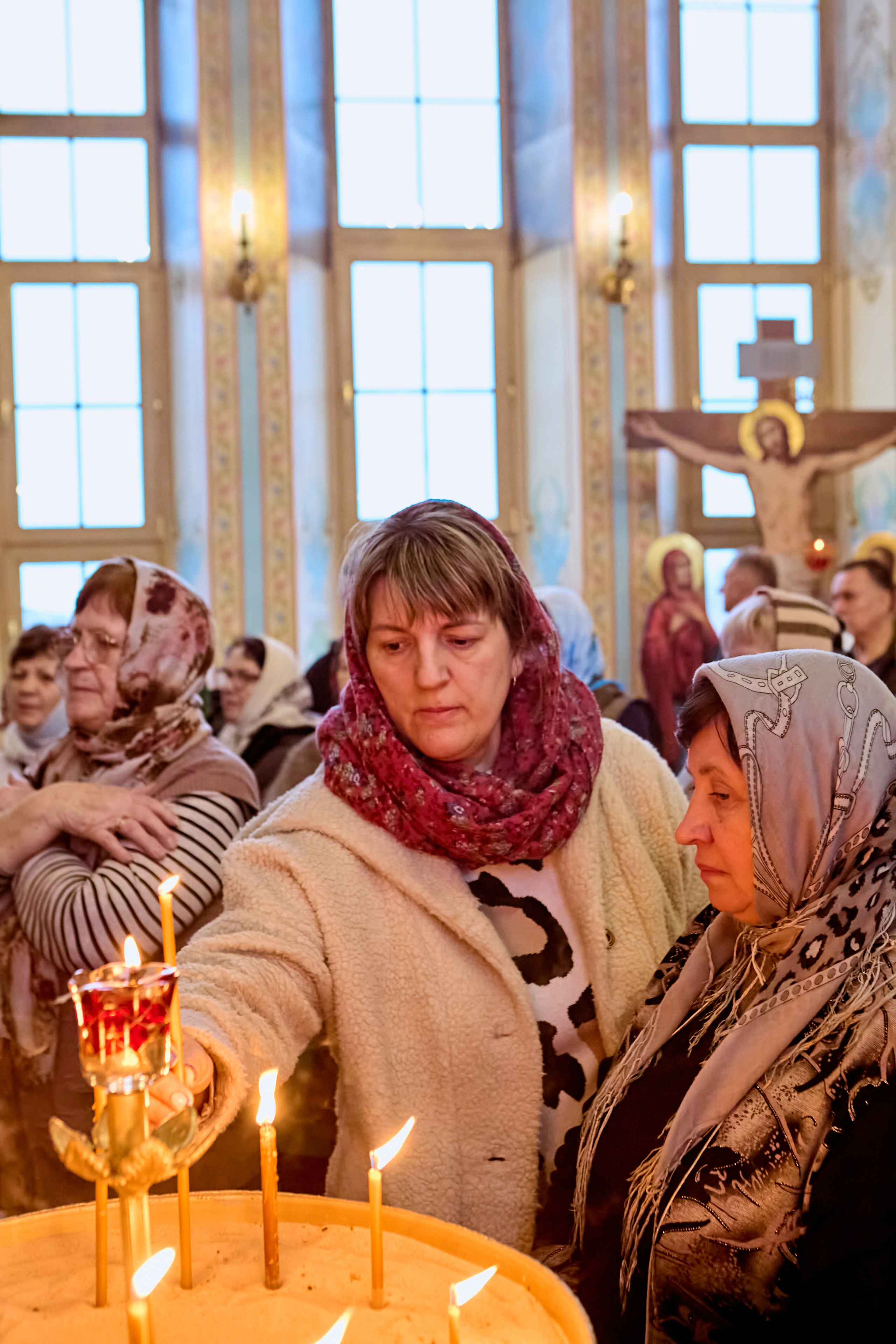 Фотографии во время богослужения
