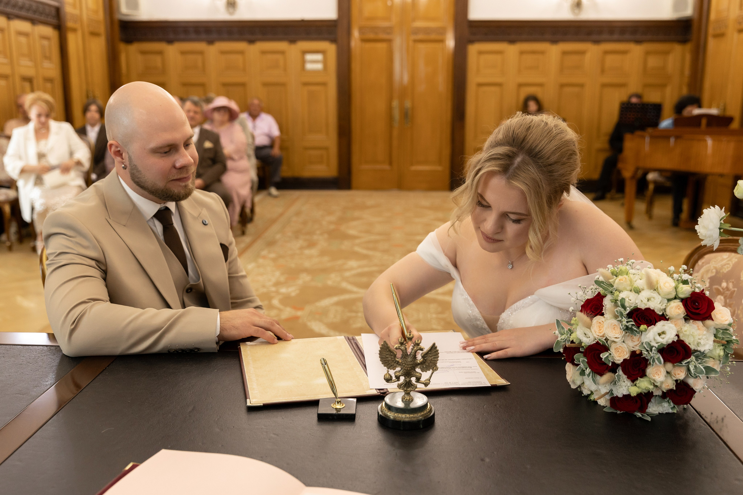 Грибоедовский ЗАГС, свадебная фотосессия, Дворец бракосочетания 1, свадебный фотограф Гладков Дмитрий