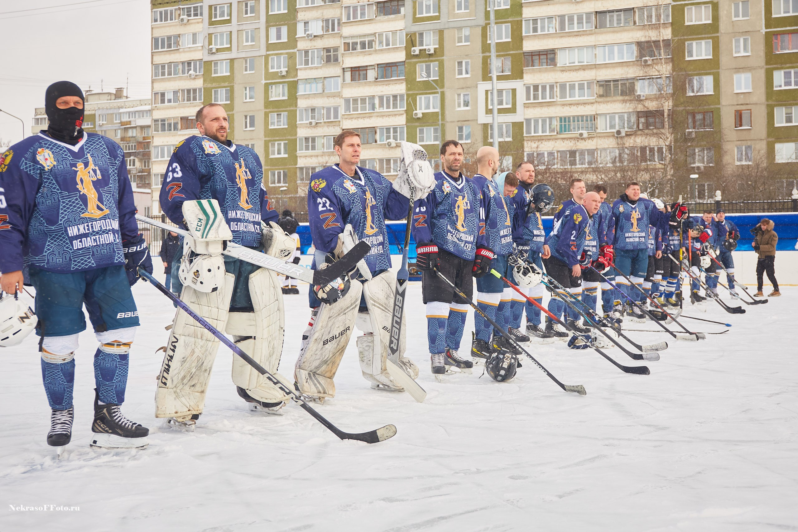Турнир по хоккею «Русская классика» в рамках Офицерской хоккейной лиги. Спортивный фотограф Некрасов Денис