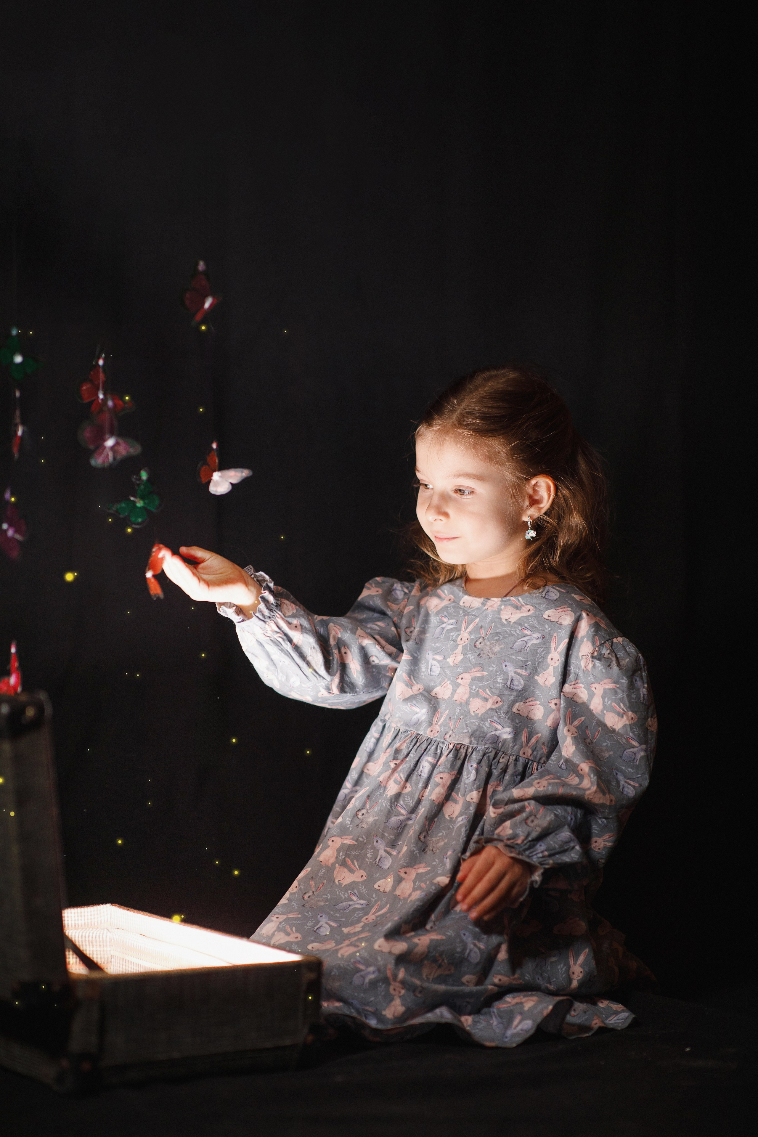 Волшебная фотосессия с чемоданом и бабочками. Фотограф во Владикавказе Юрий Геворгизов