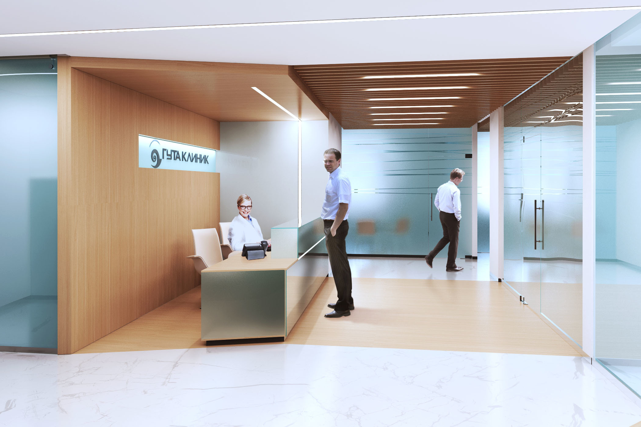 Гута клиника. Архитектура и интерьер